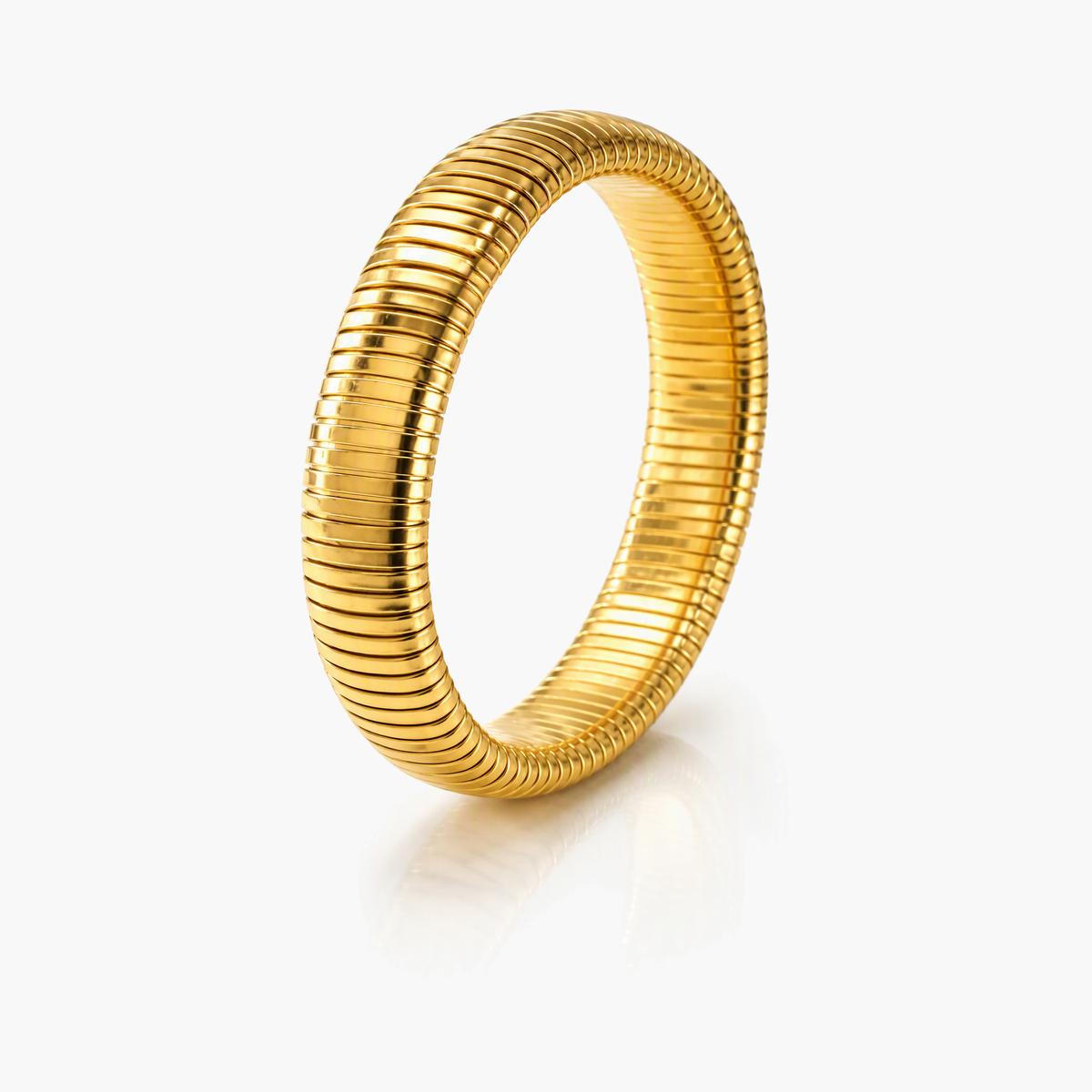 Ribbed Band Bangle