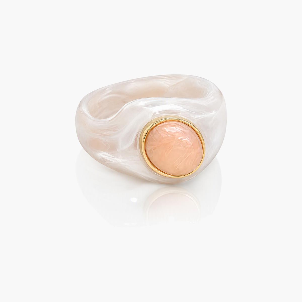 Chunky Stacked Oval Bangle