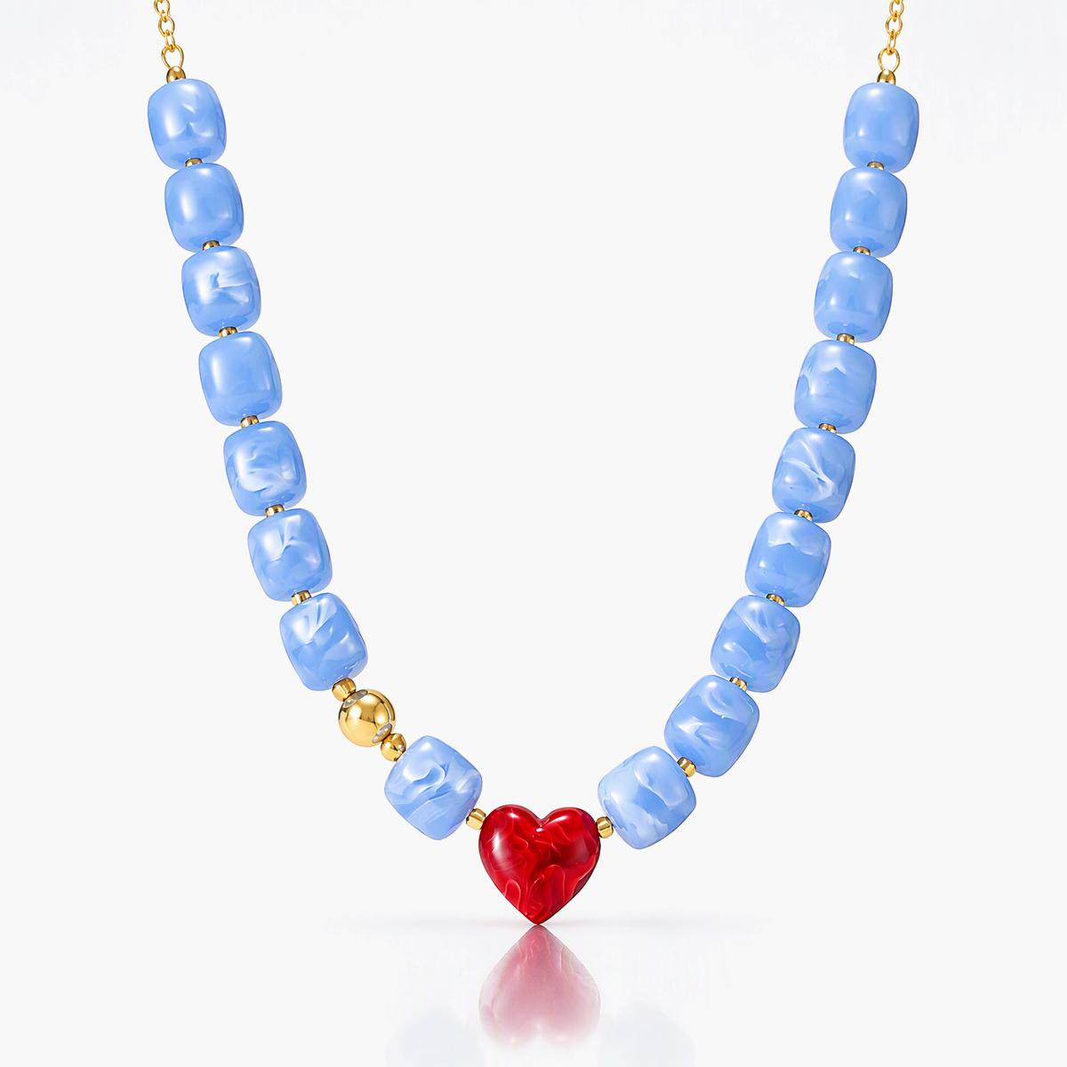 Cute Heart Charm Necklace