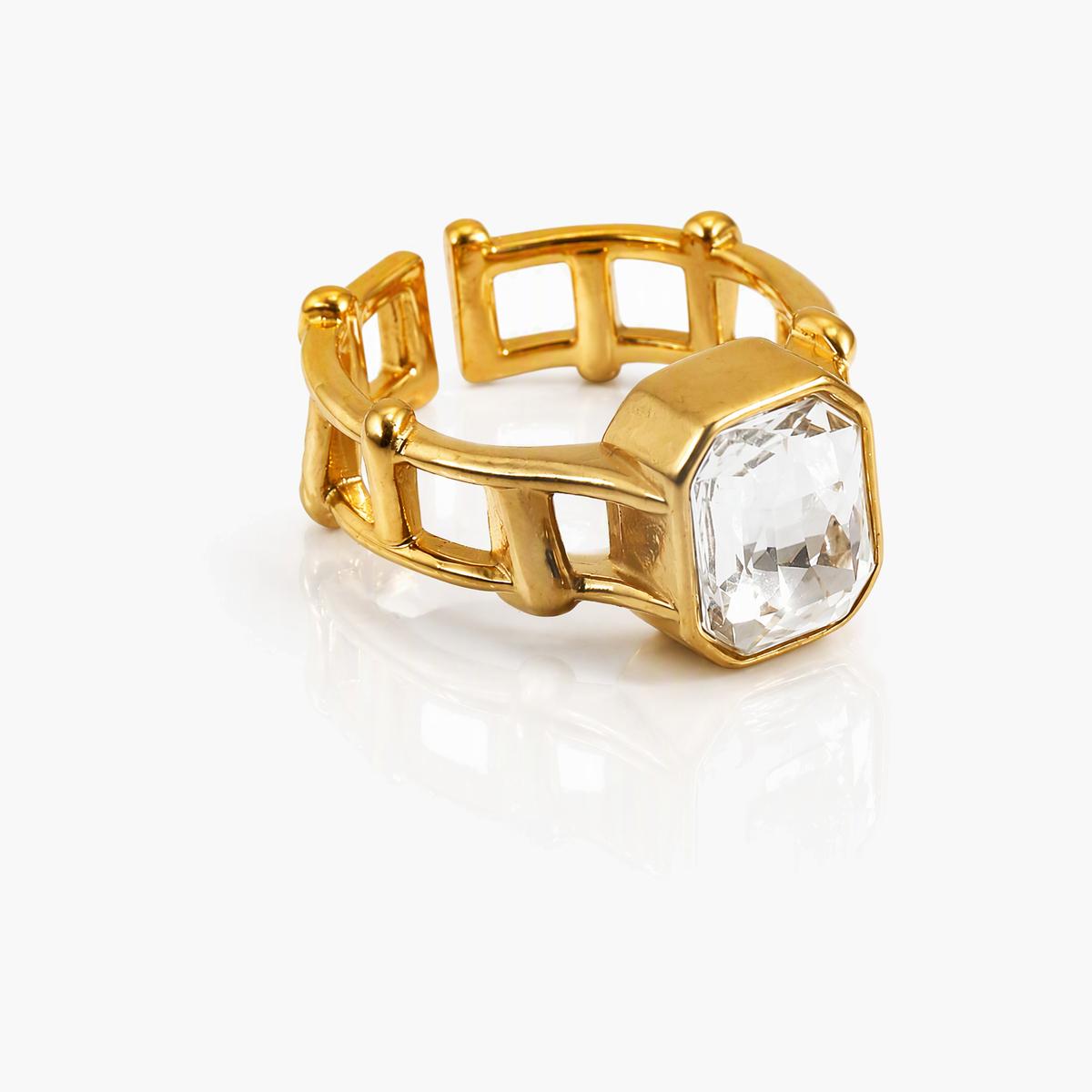 Geometric Stone Ring