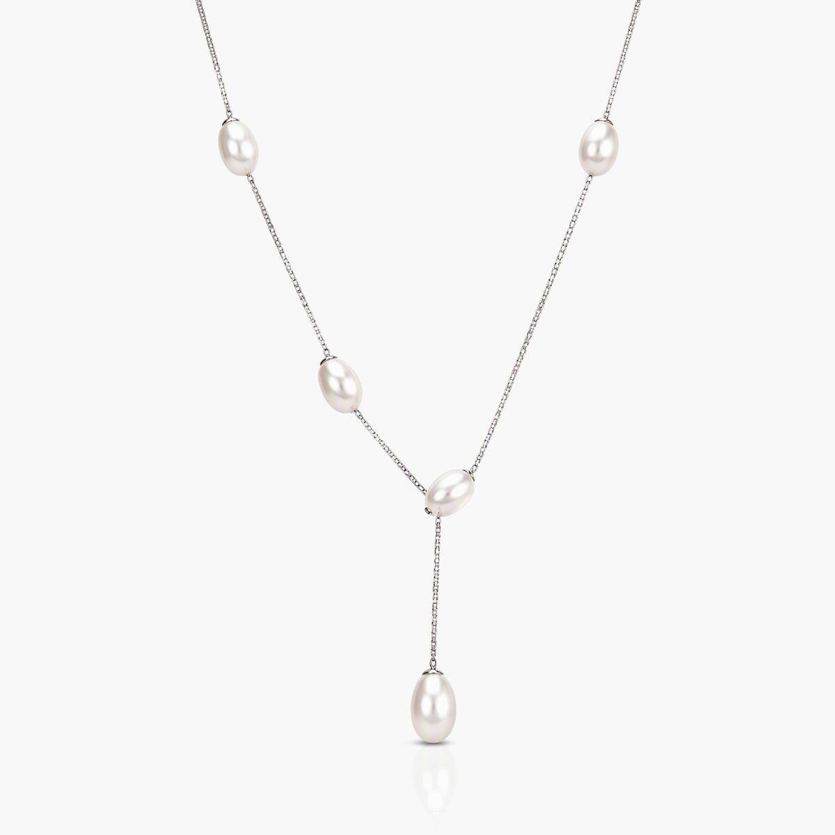 Dainty Pearl Drop Necklace