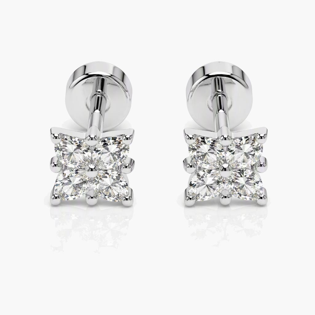 Dainty Star Cluster Stud Earrings