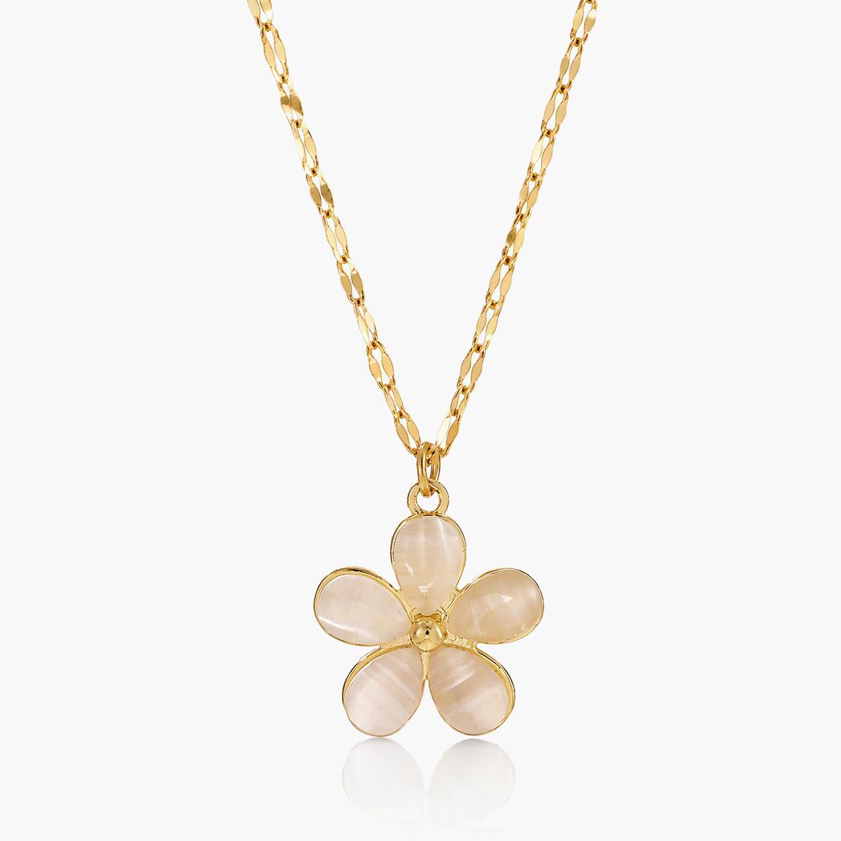 Dainty Flower Pendant Necklace