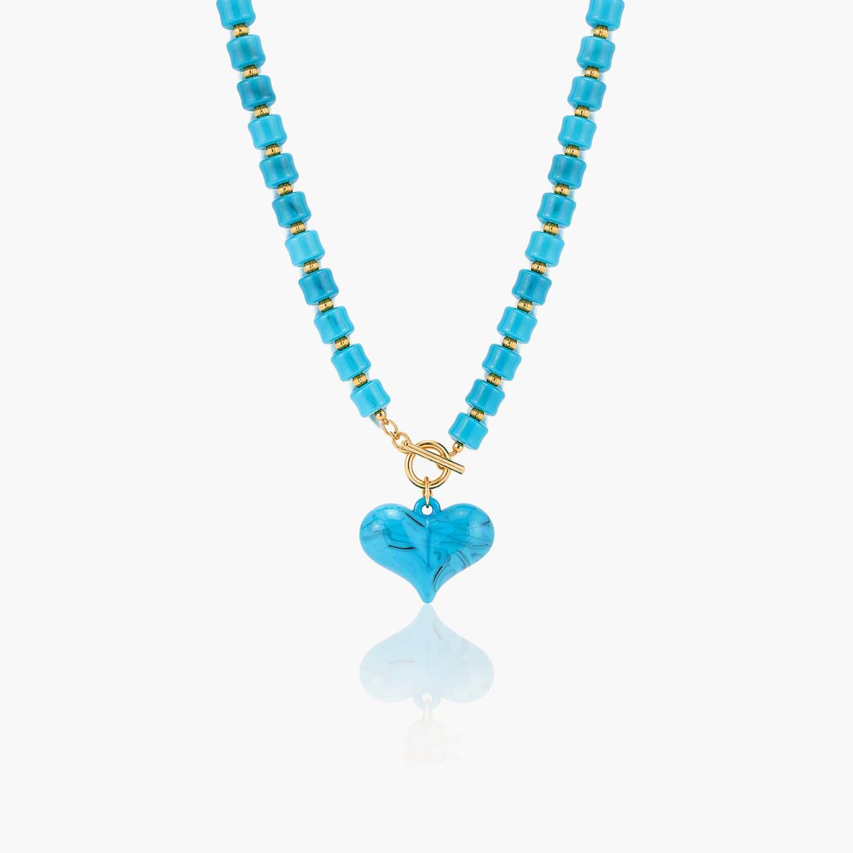 Boho Heart Charm Necklace