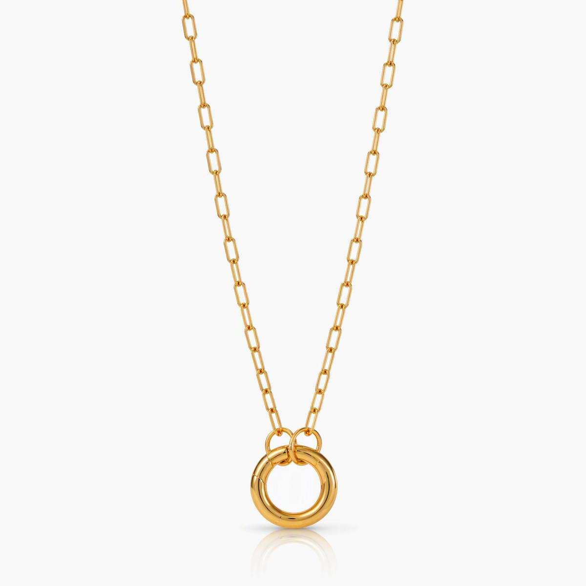Minimalist Oval Link Necklace