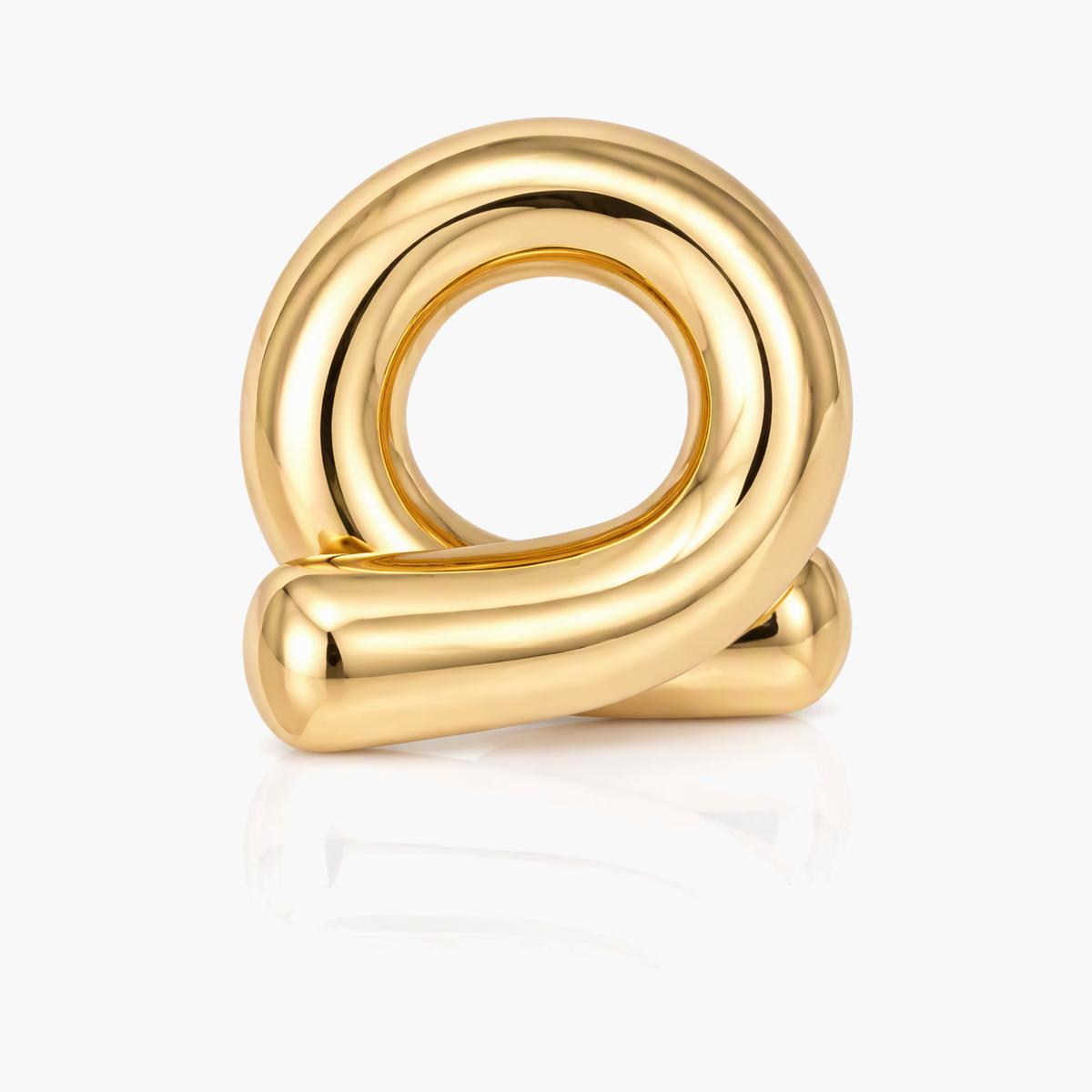 Twisted Loop Stud Earrings