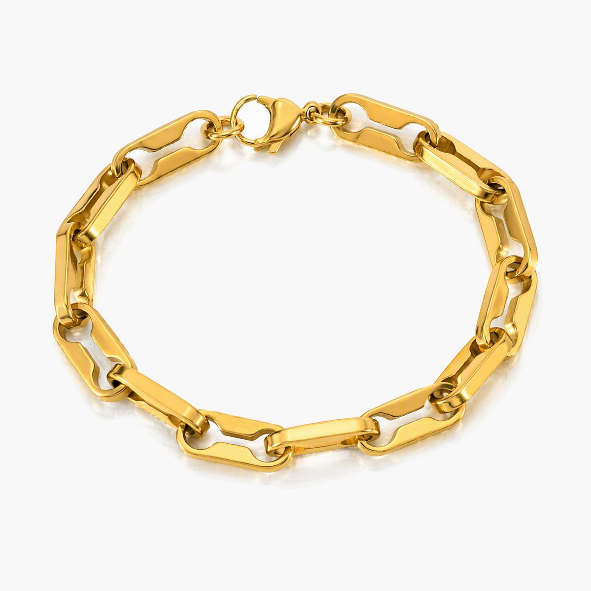 Chunky Interlocking Link Bracelet