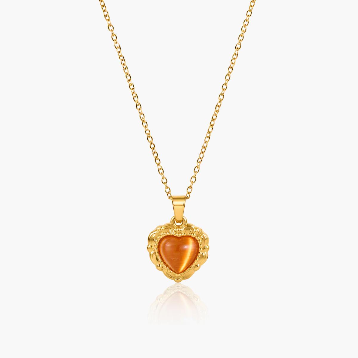 Mixed Shape Pendant Necklace