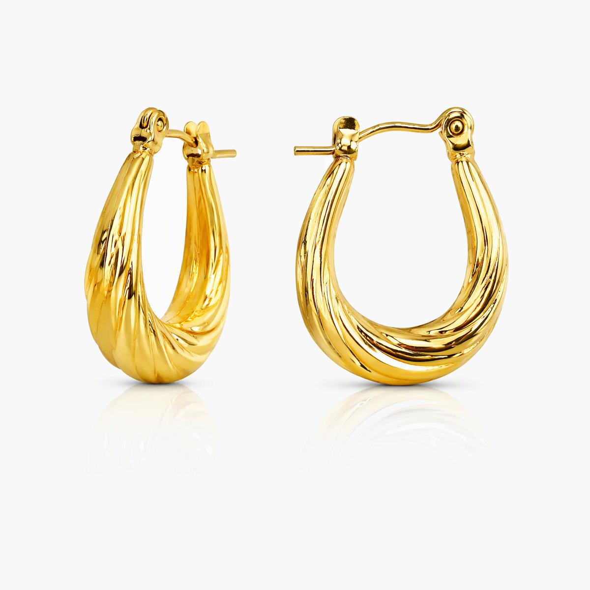 Trendy Geometric Hoop Earrings