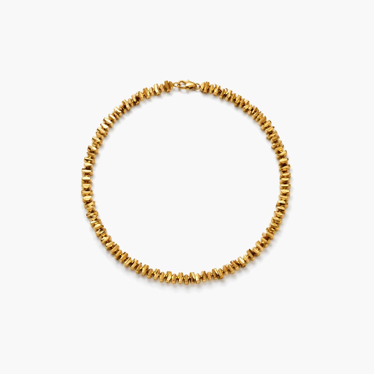 Geometric Bead Chain Necklace