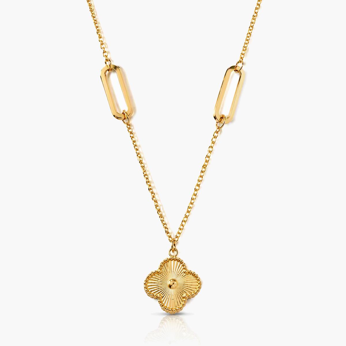 Dainty Flower Charm Necklace