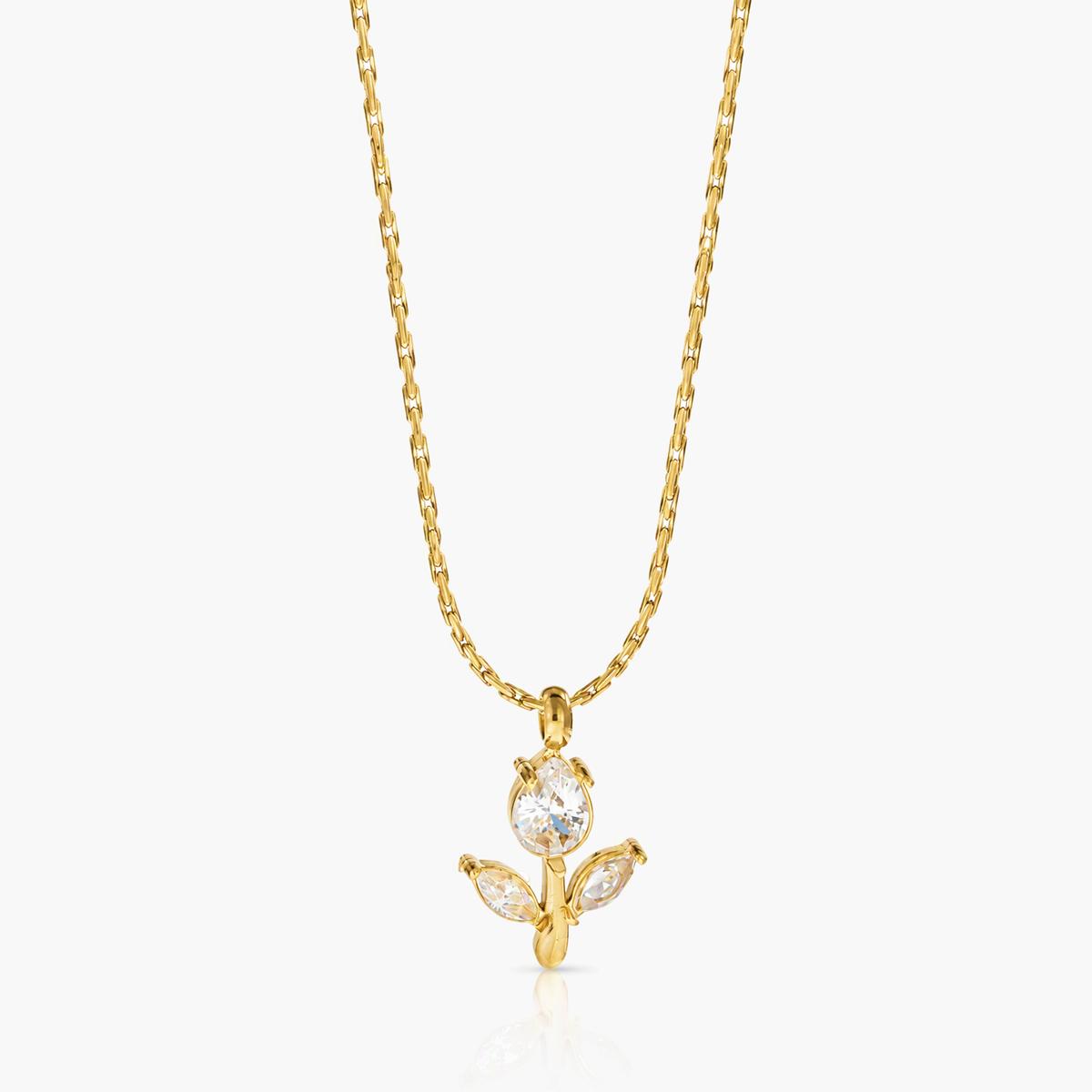 Dainty Flower Pendant Necklace