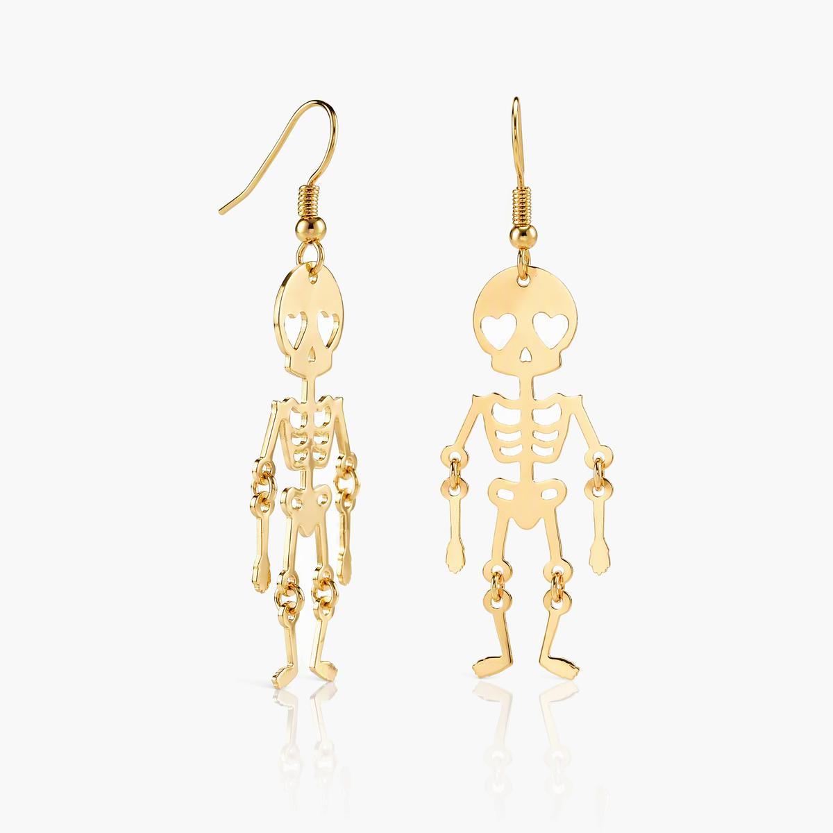 Cute Skeleton Drop Earrings