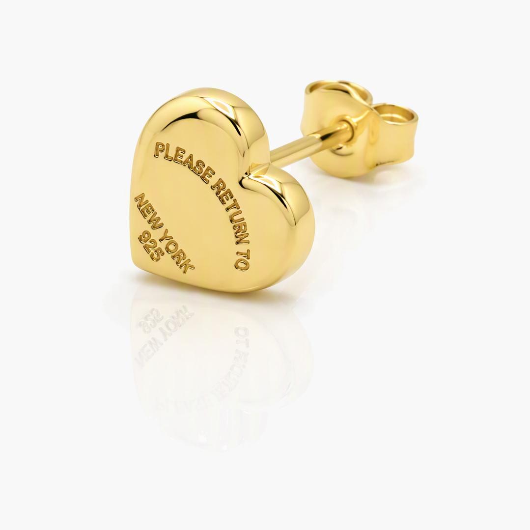 Cute Heart Stud Earrings