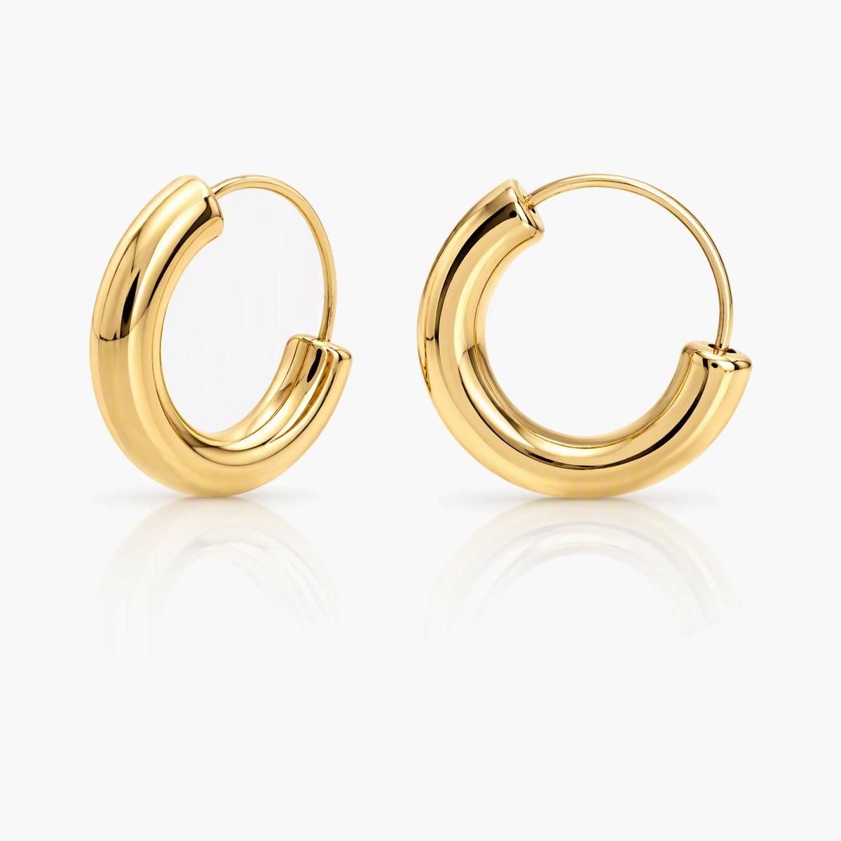 Trendy Multi-Band Hoop Earrings