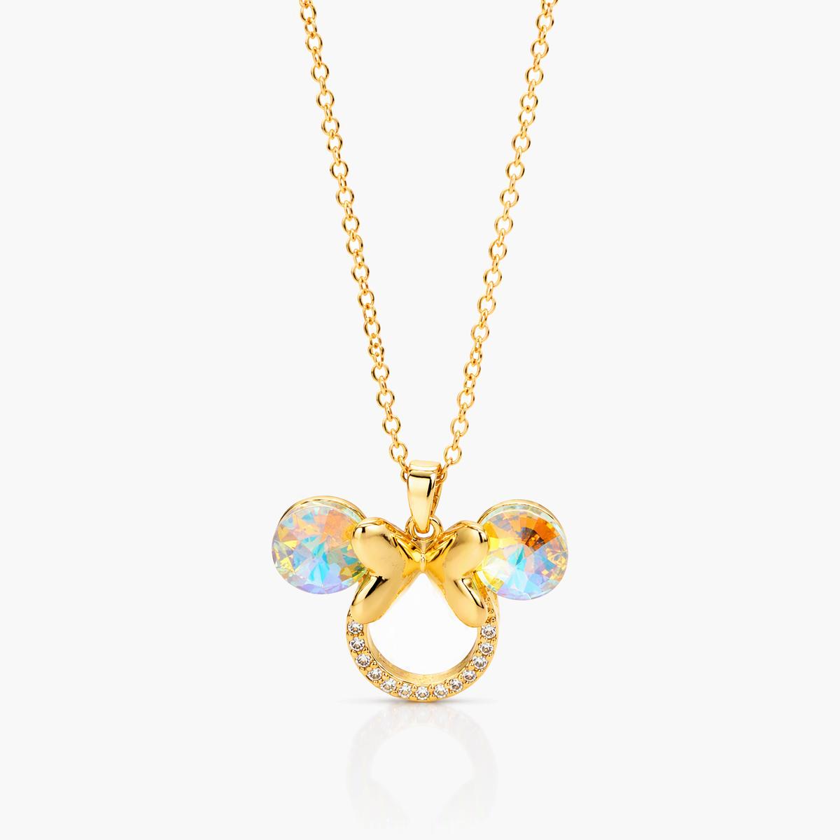 Cute Mouse Head Pendant Necklace