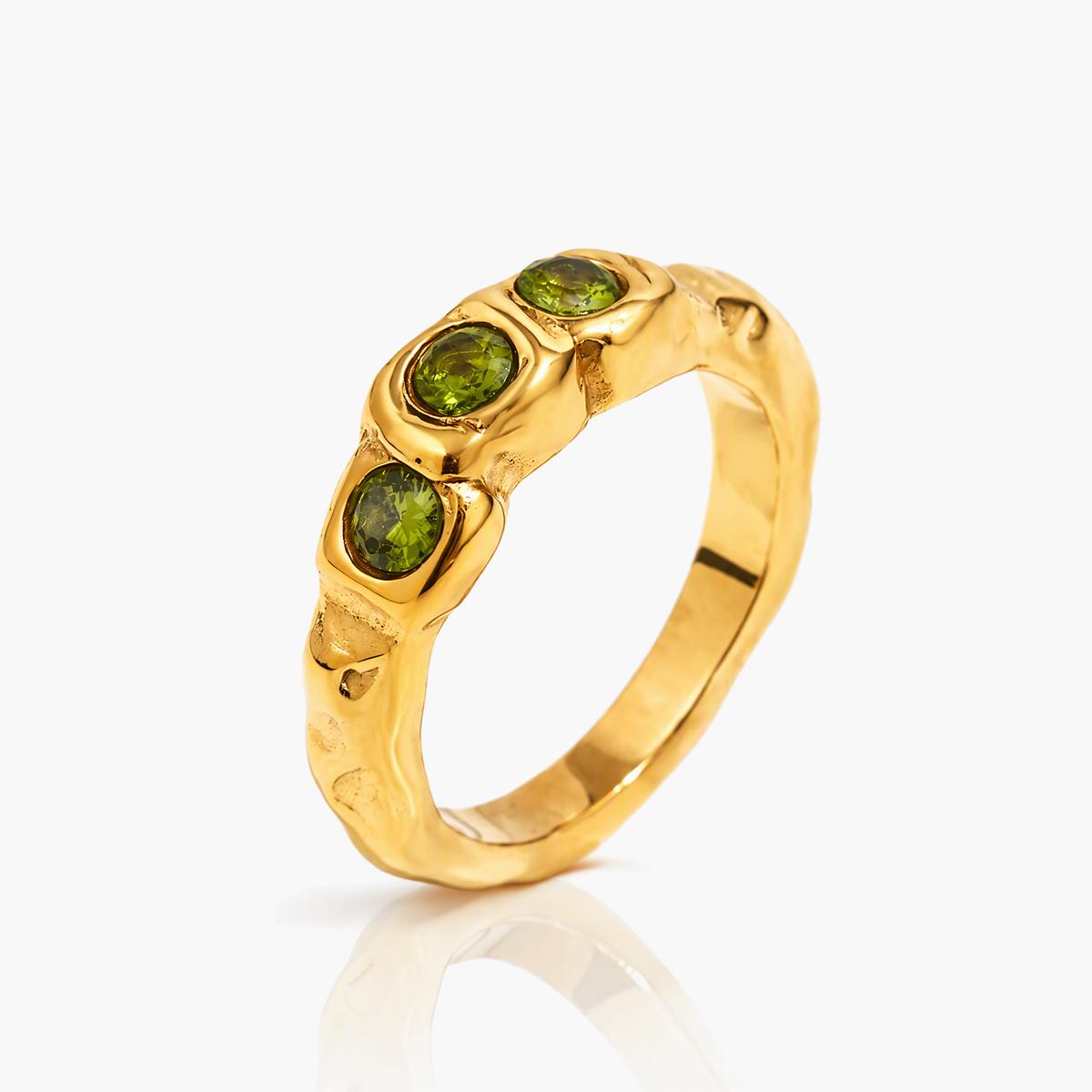 Three-Stone Band Ring