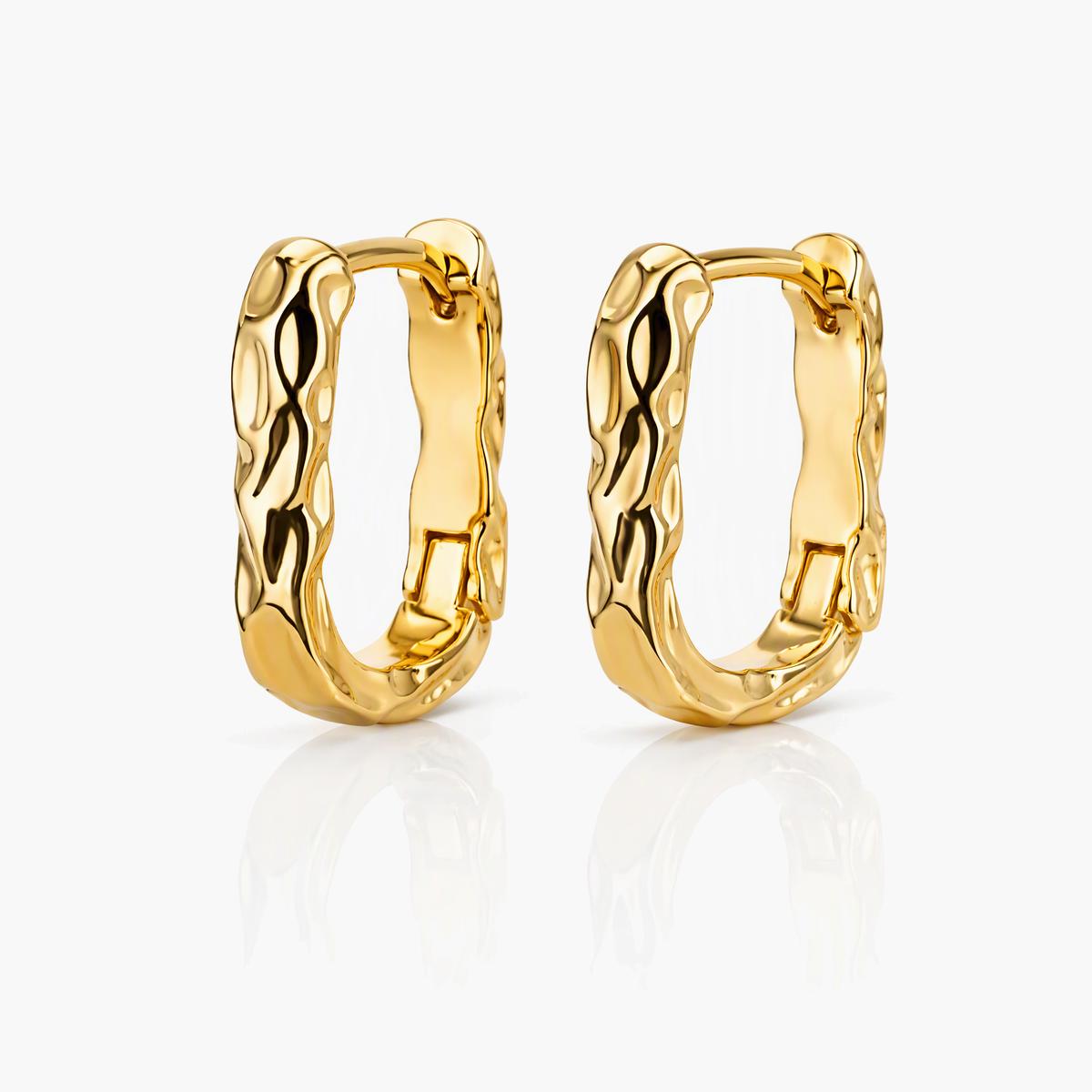 Cute Animal Charm Huggie Earrings