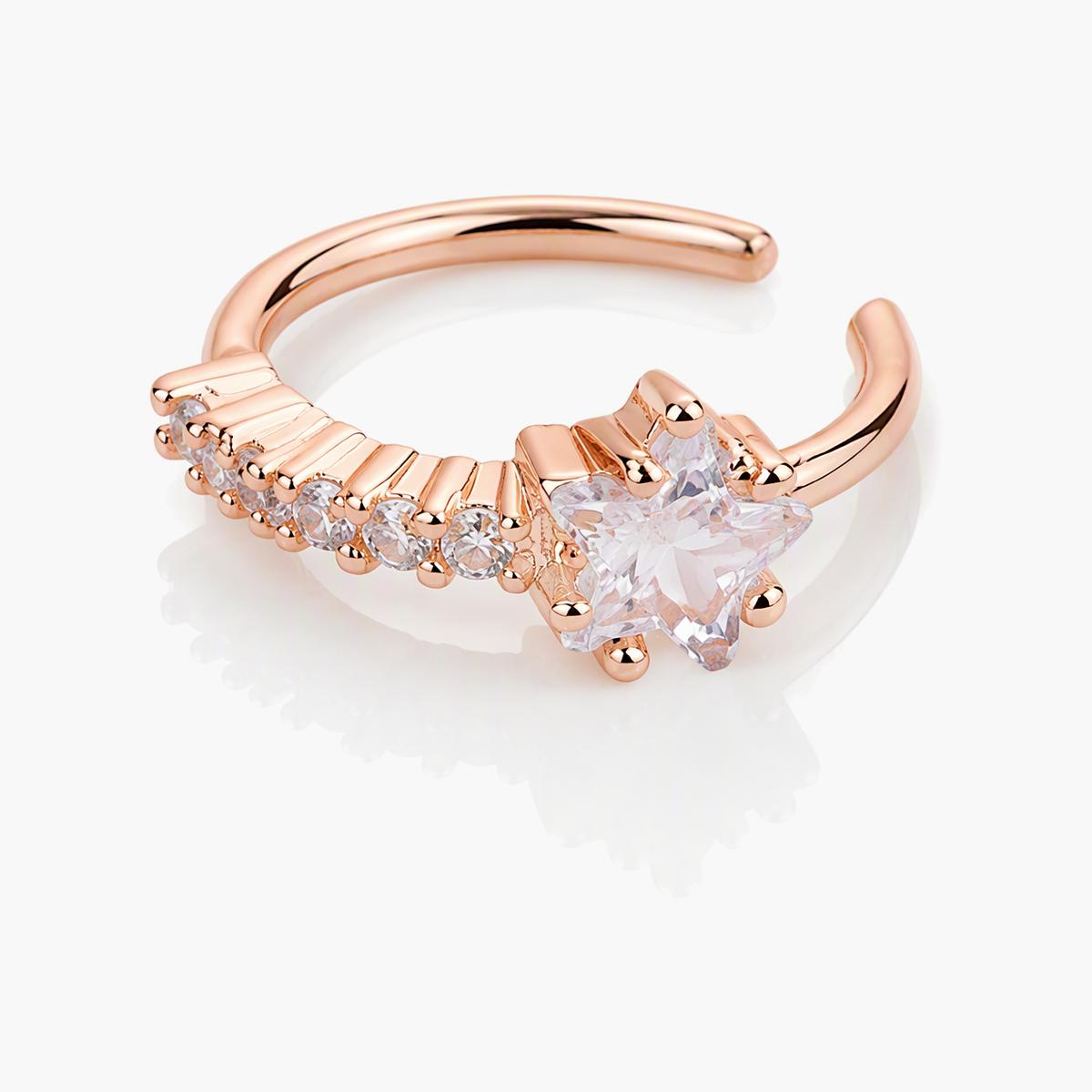 Dainty Heart Open Cuff Earring