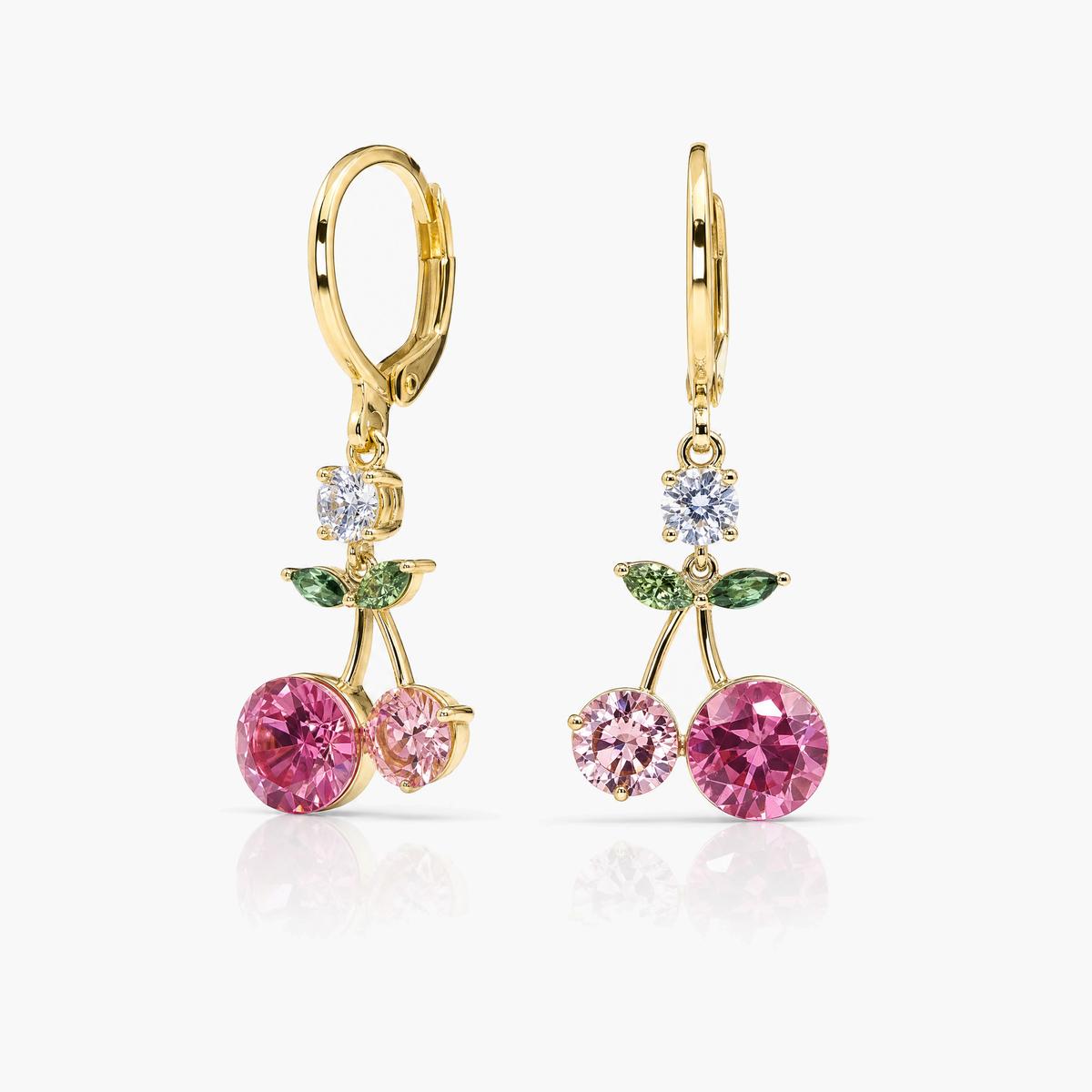 Cute Cherry Drop Earrings