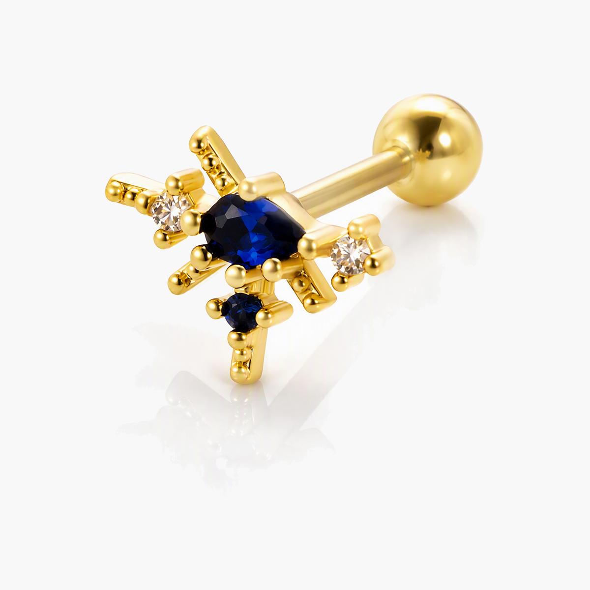 Dainty Mixed Motif Stud Earrings