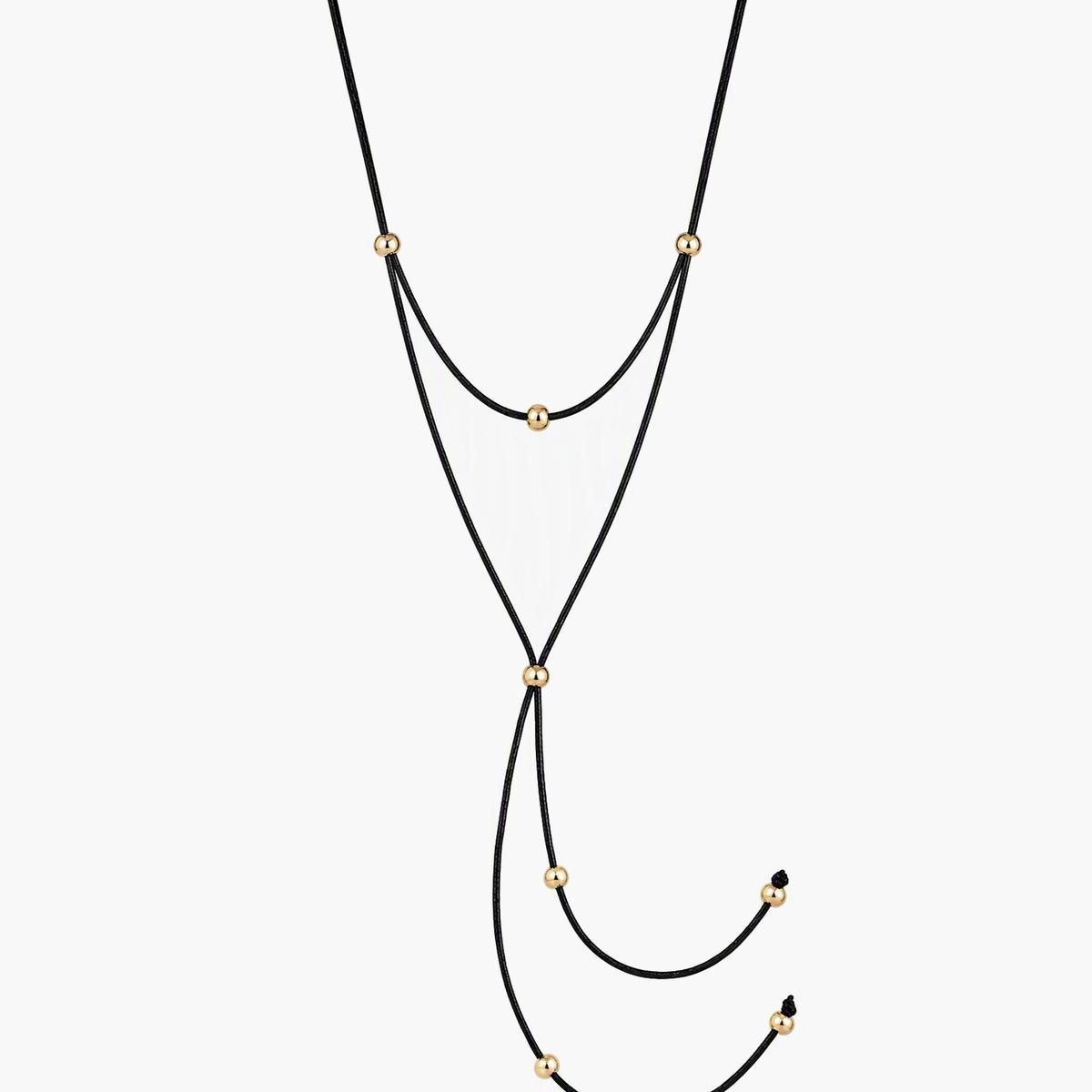 Minimalist Sphere Bead Y-Necklace