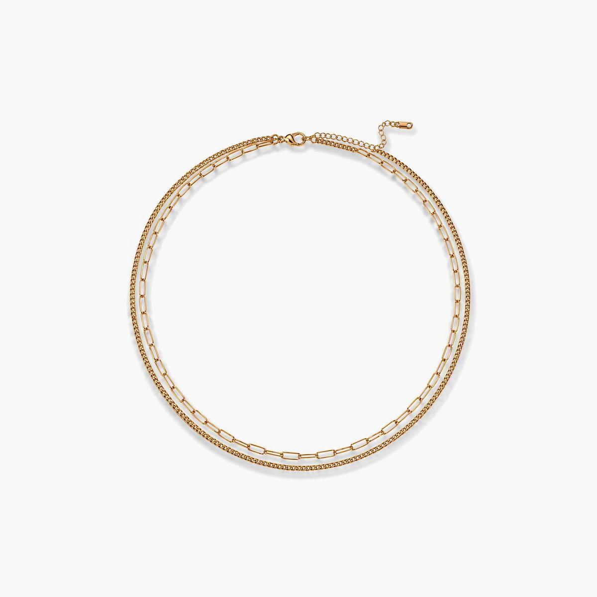 Minimalist Layered Chain Necklace