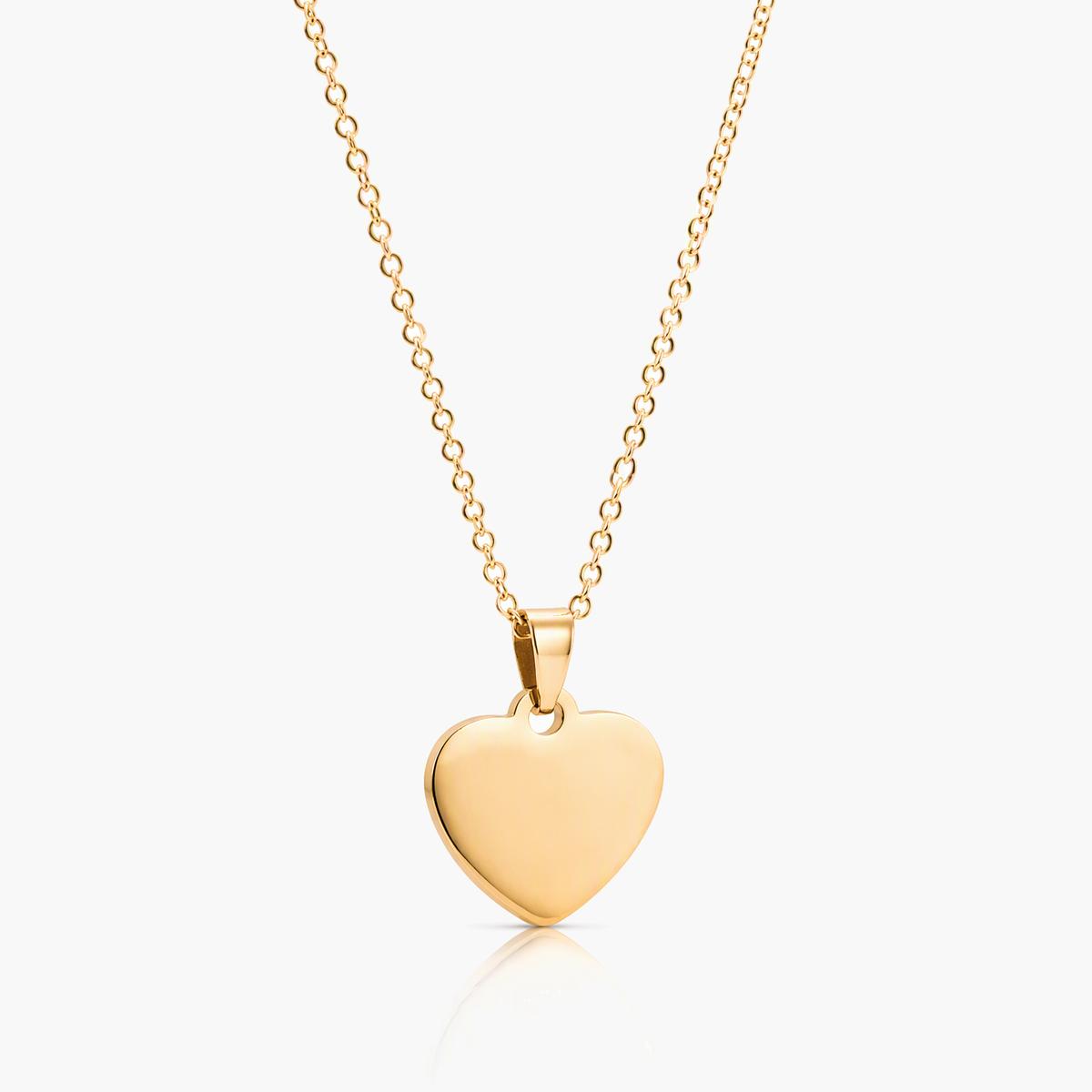 Minimalist Heart Pendant Necklace