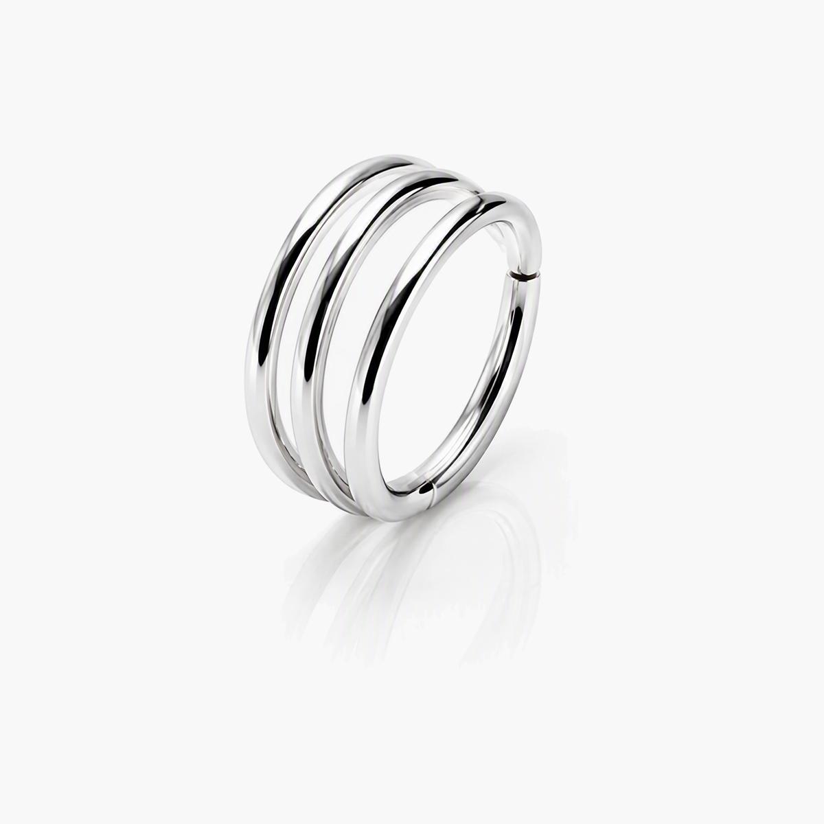 Minimalist Oval Hoop Nose Ring