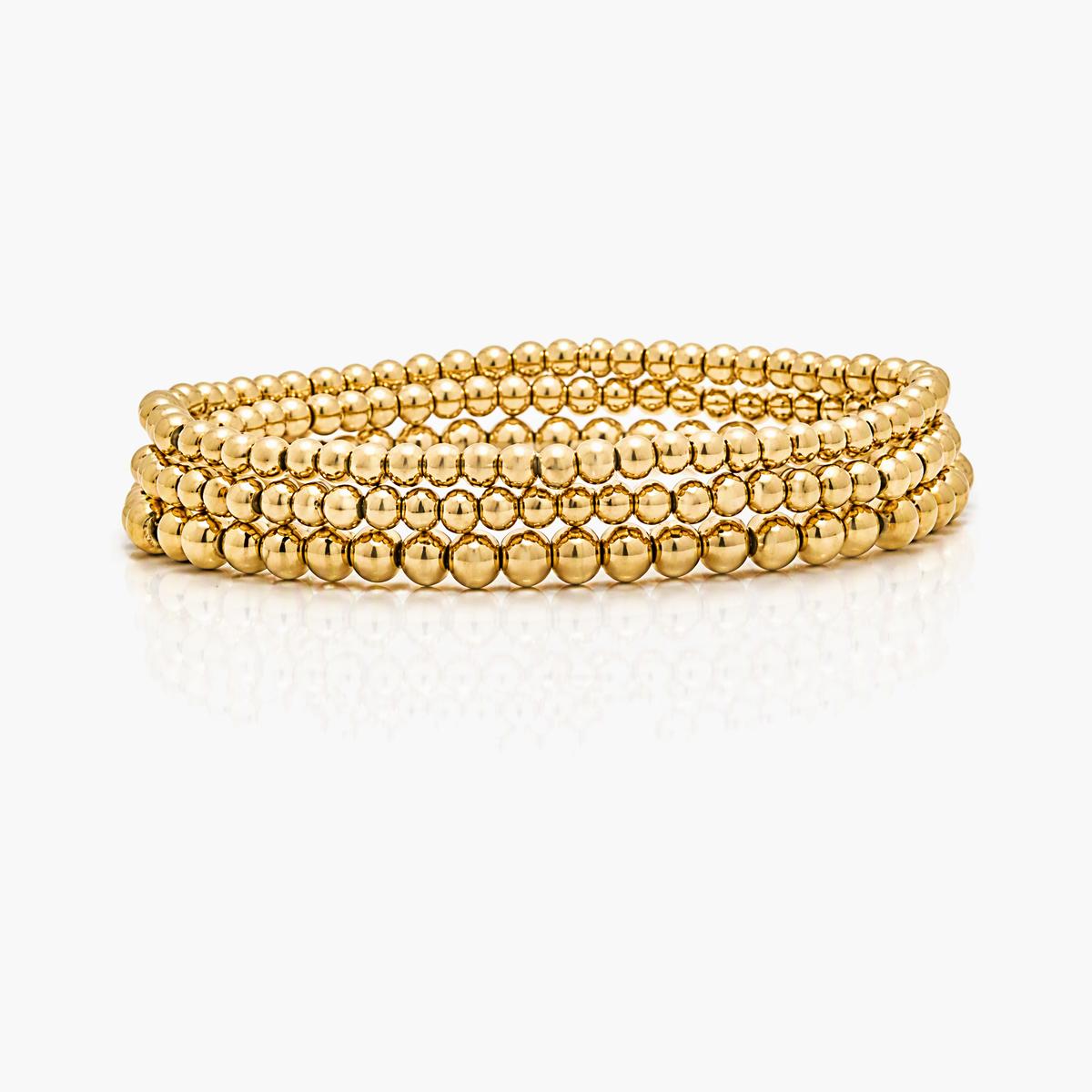 Dainty Multi-Strand Beaded Bracelet
