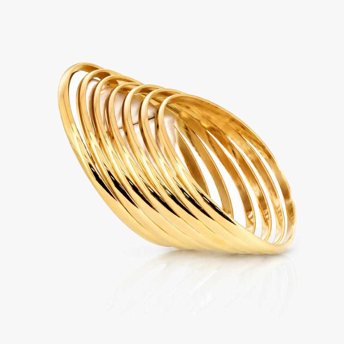 Minimalist Stacked Bangle