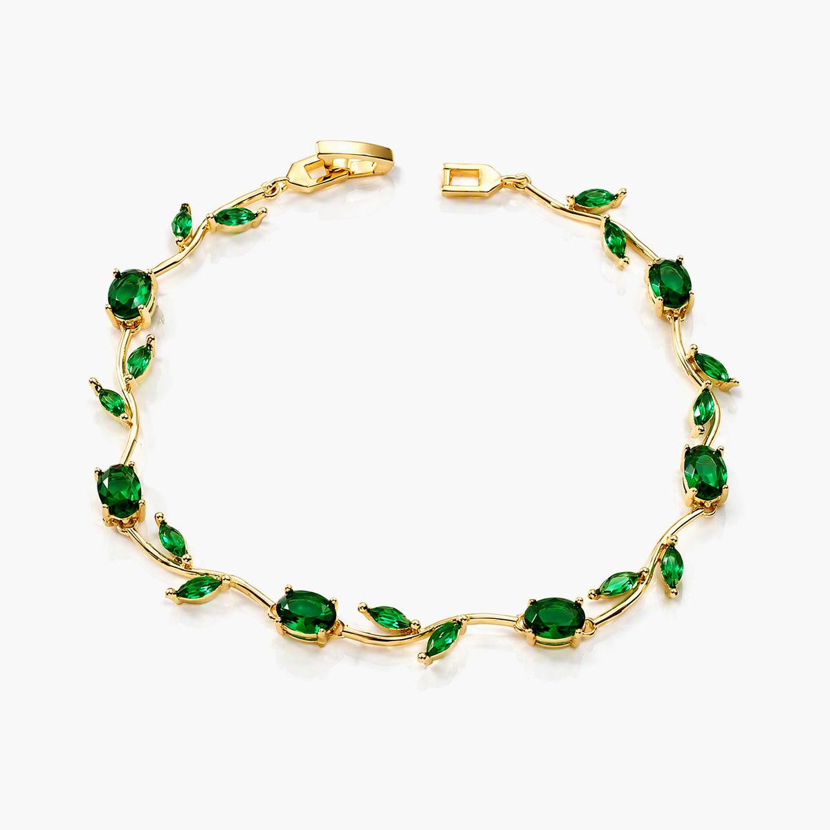 Elegant Leaf Branch Bracelet