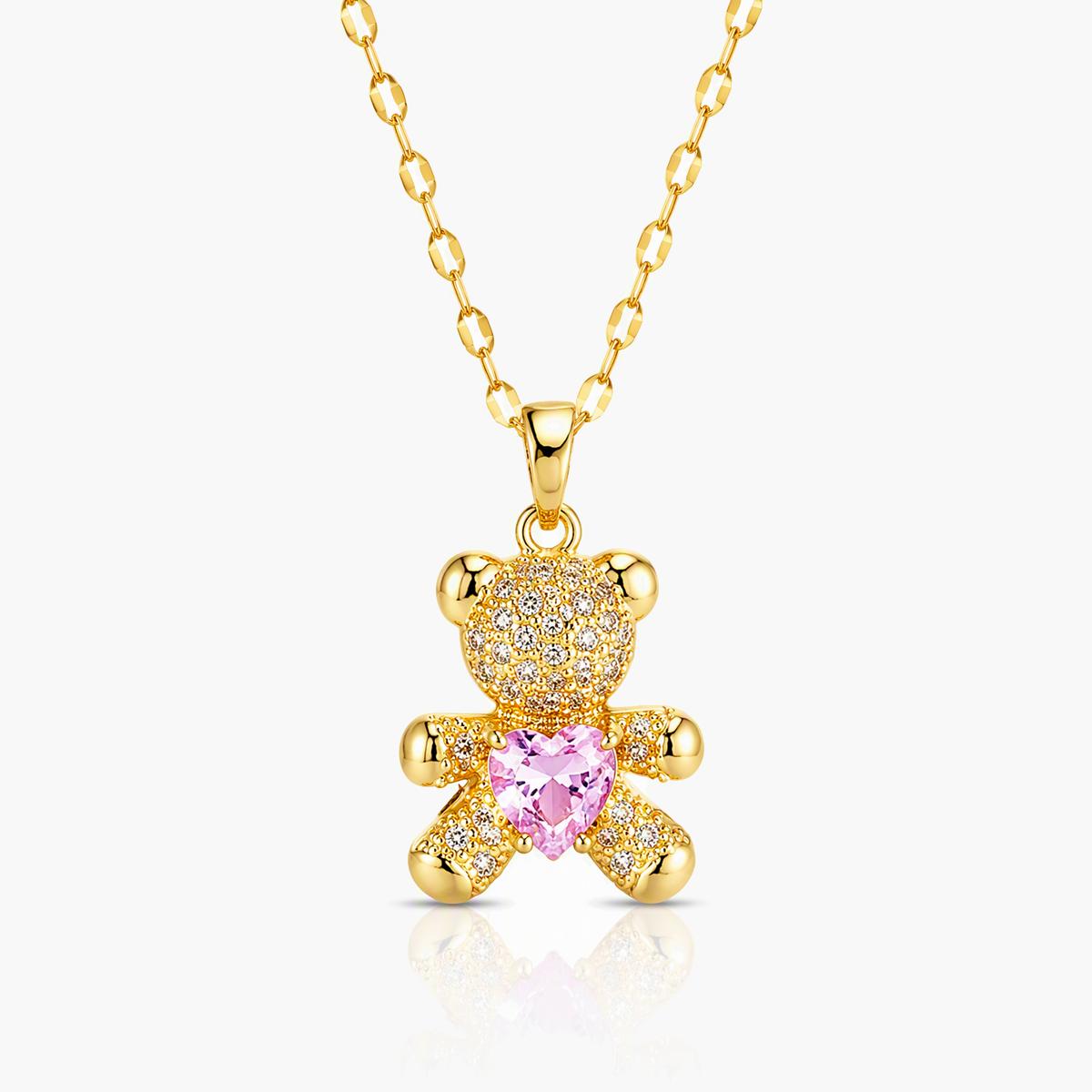 Cute Bear Pendant Necklace