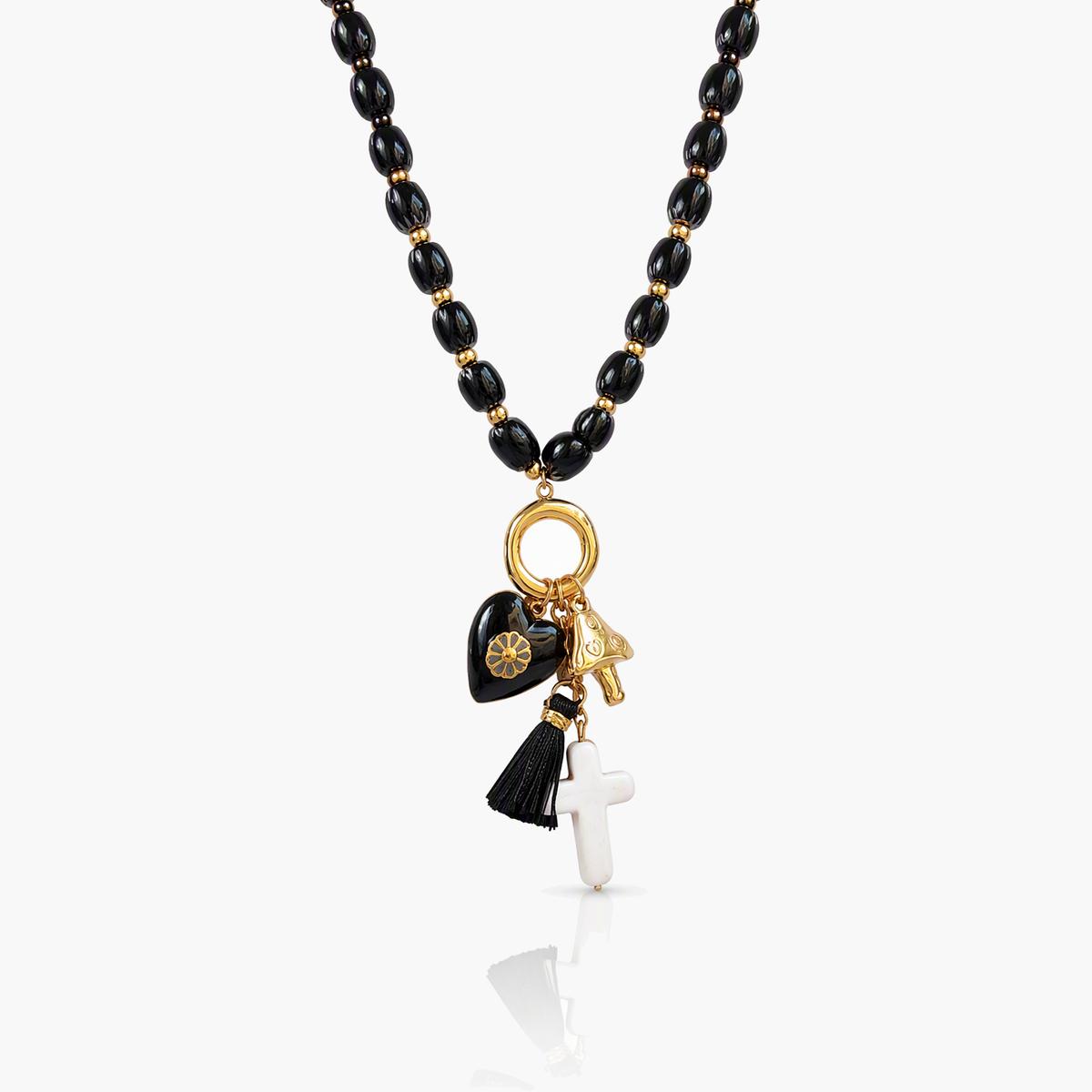 Trendy Heart Charm Necklace
