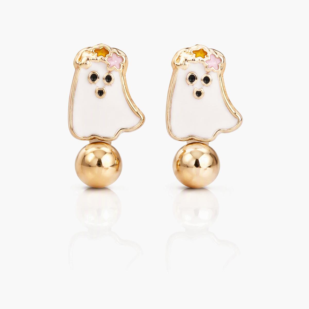 Cute Halloween Motif Stud Earrings