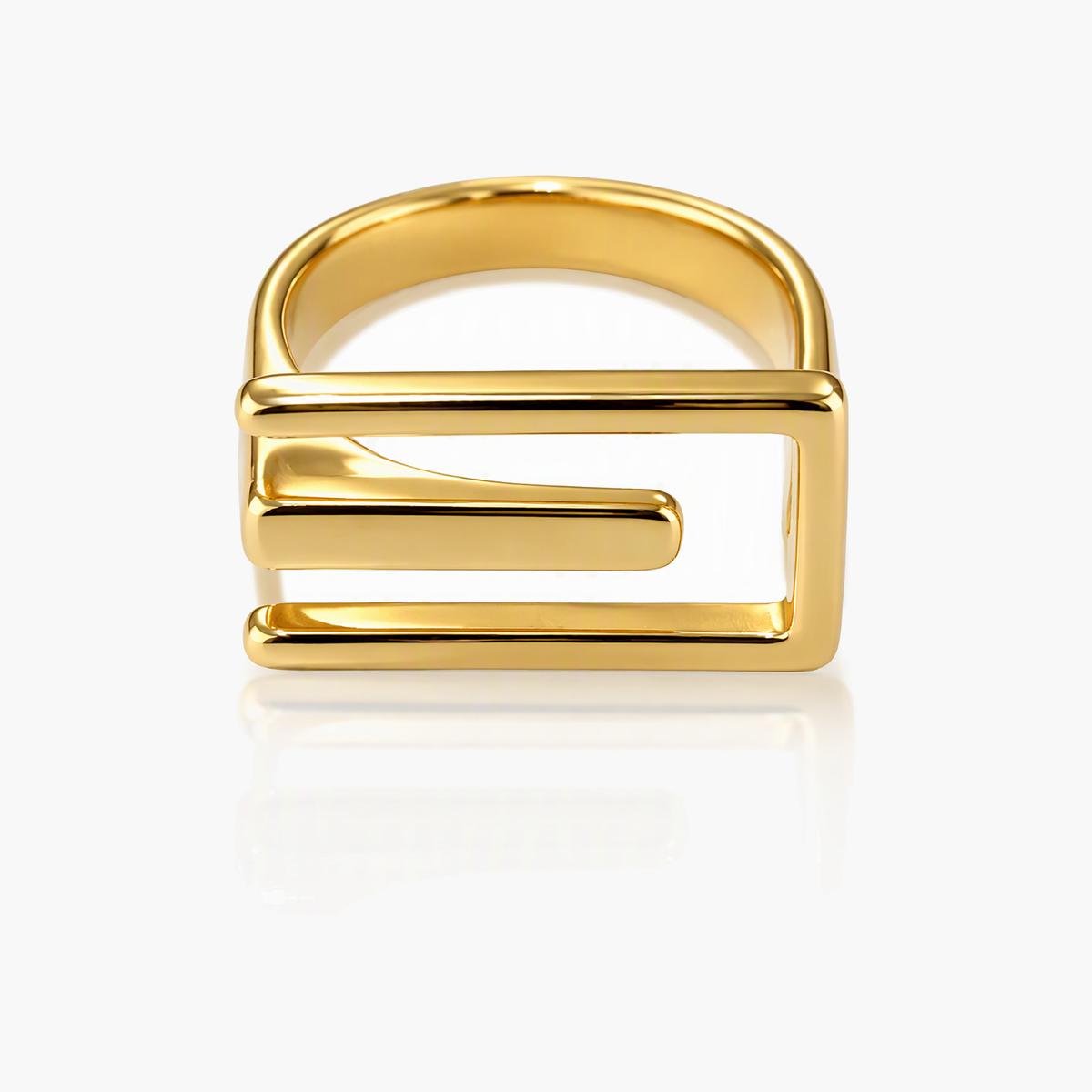 Minimalist Geometric Ring