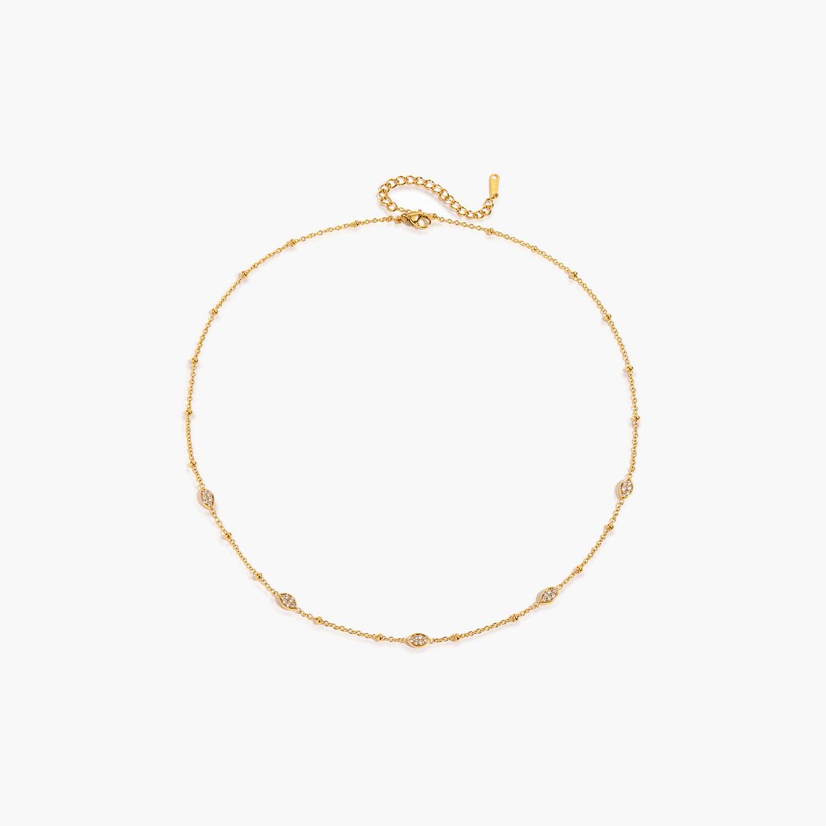 Dainty Station Chain Necklace