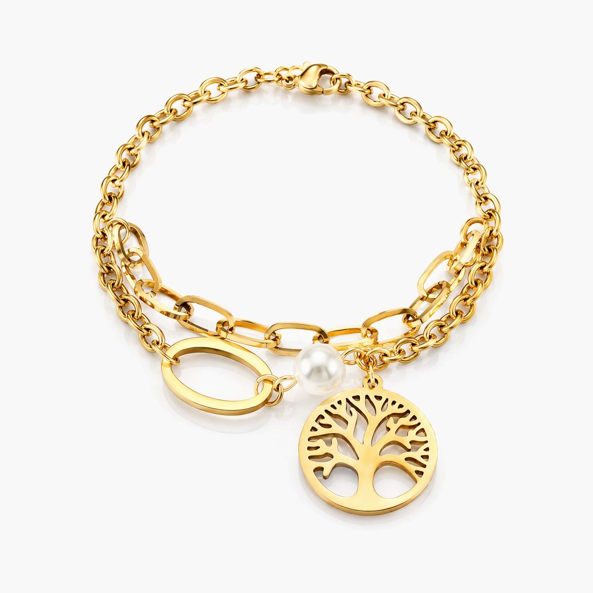 Tree of Life Pearl Bracelet