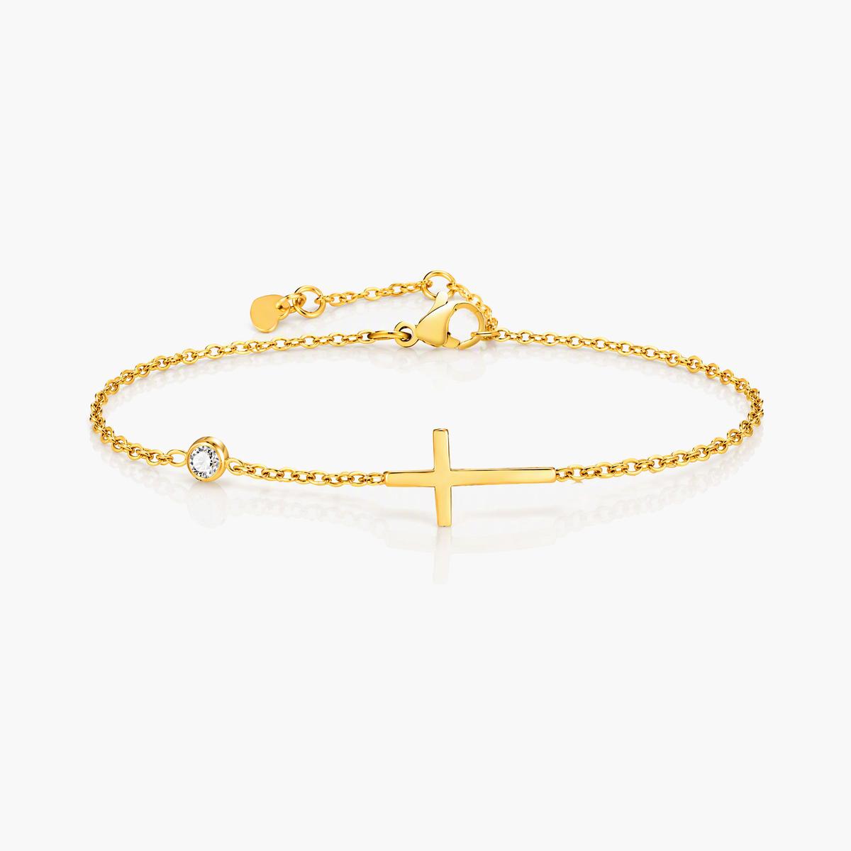 Trendy Cross Charm Bracelet