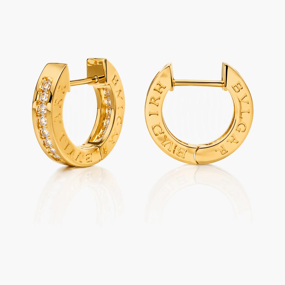 Trendy Logo Hoop Earrings