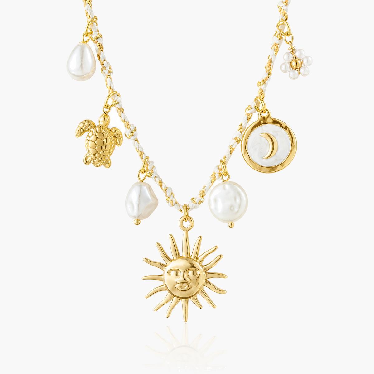 Cute Sea Shell Charm Necklace