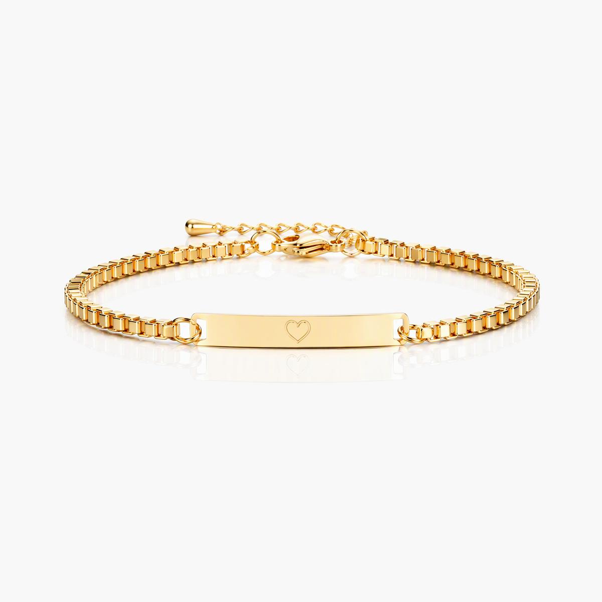 Minimalist Flat Bar Bracelet