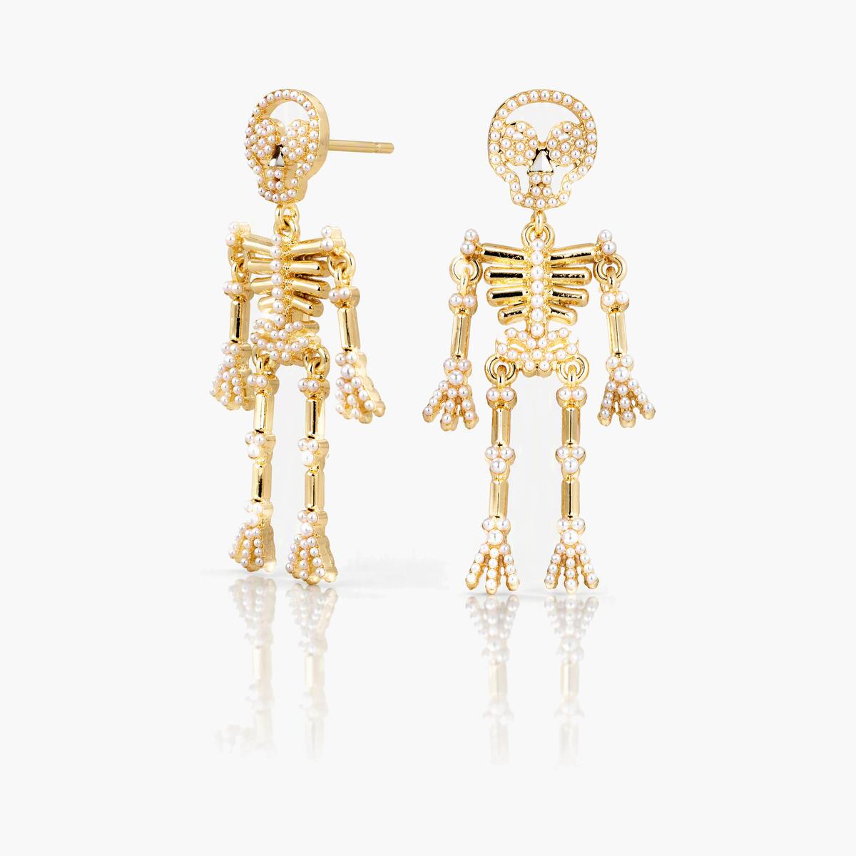 Cute Skeleton Drop Earrings