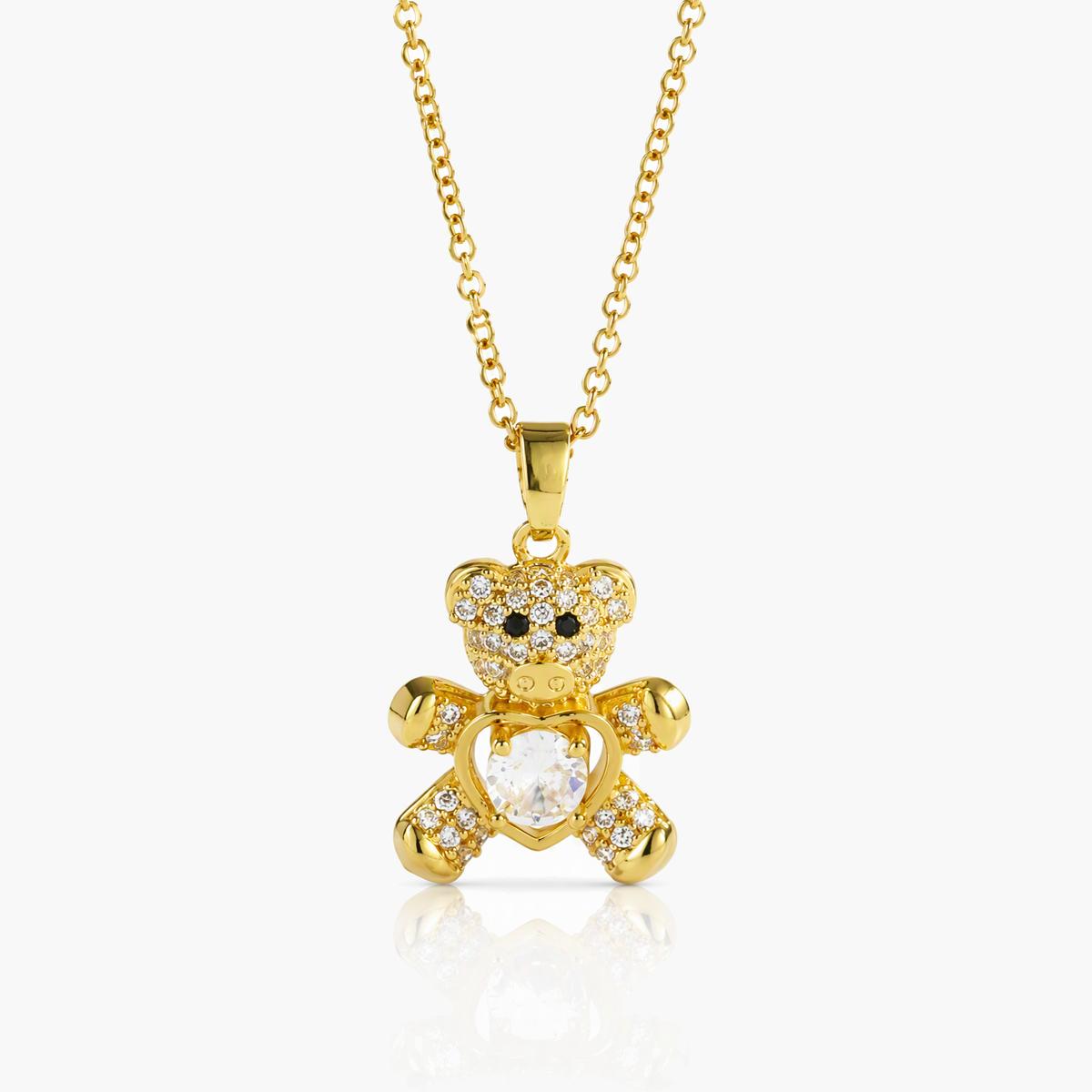 Cute Bear Pendant Necklace
