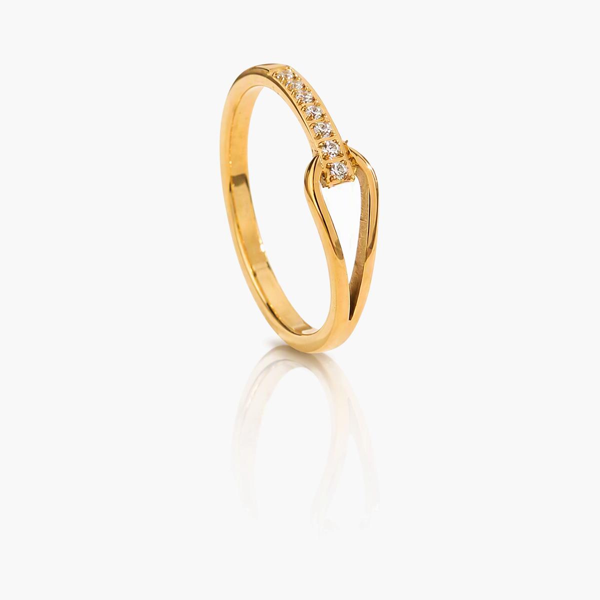 Dainty Twisted Band Ring