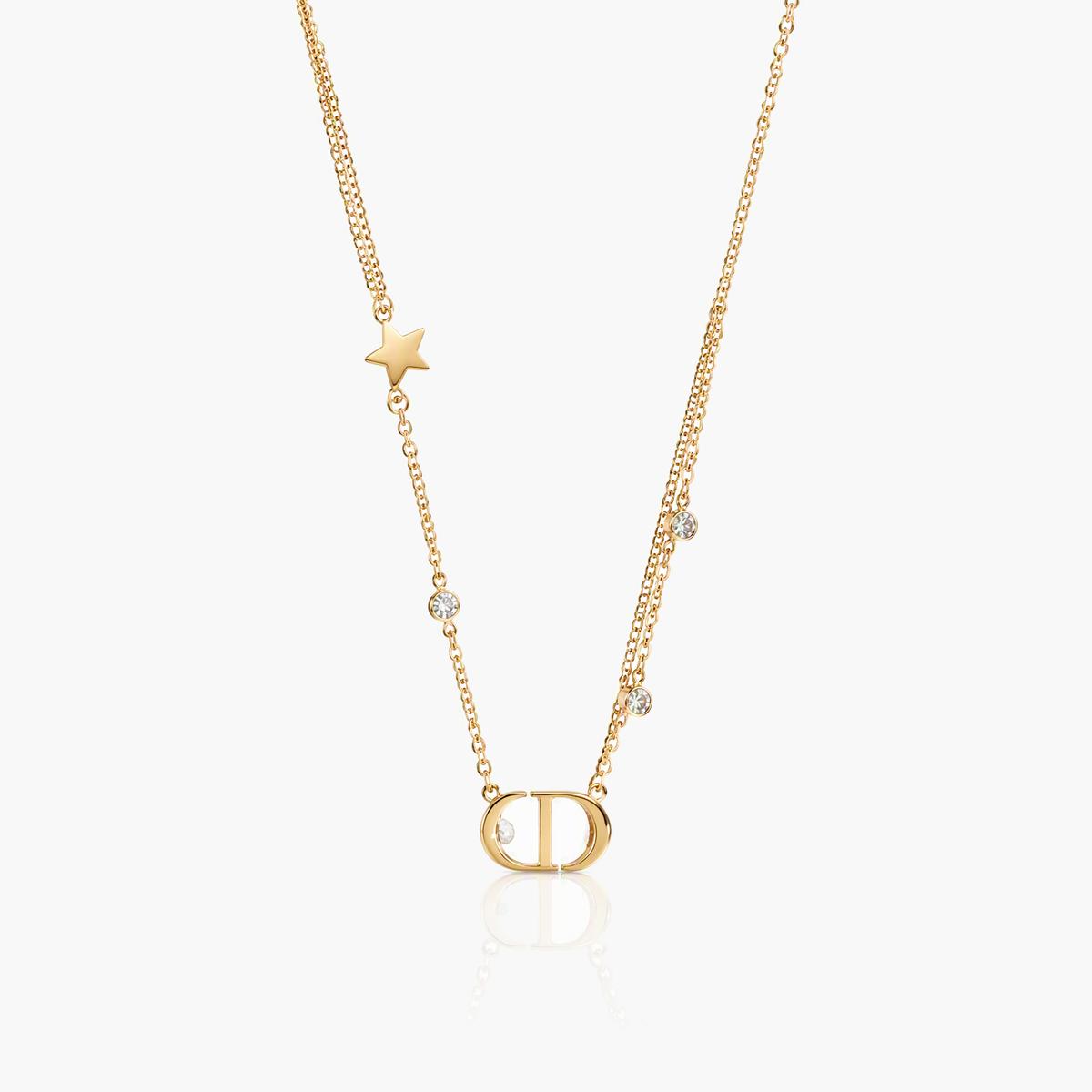 Dainty Star & Letter Pendant Necklace