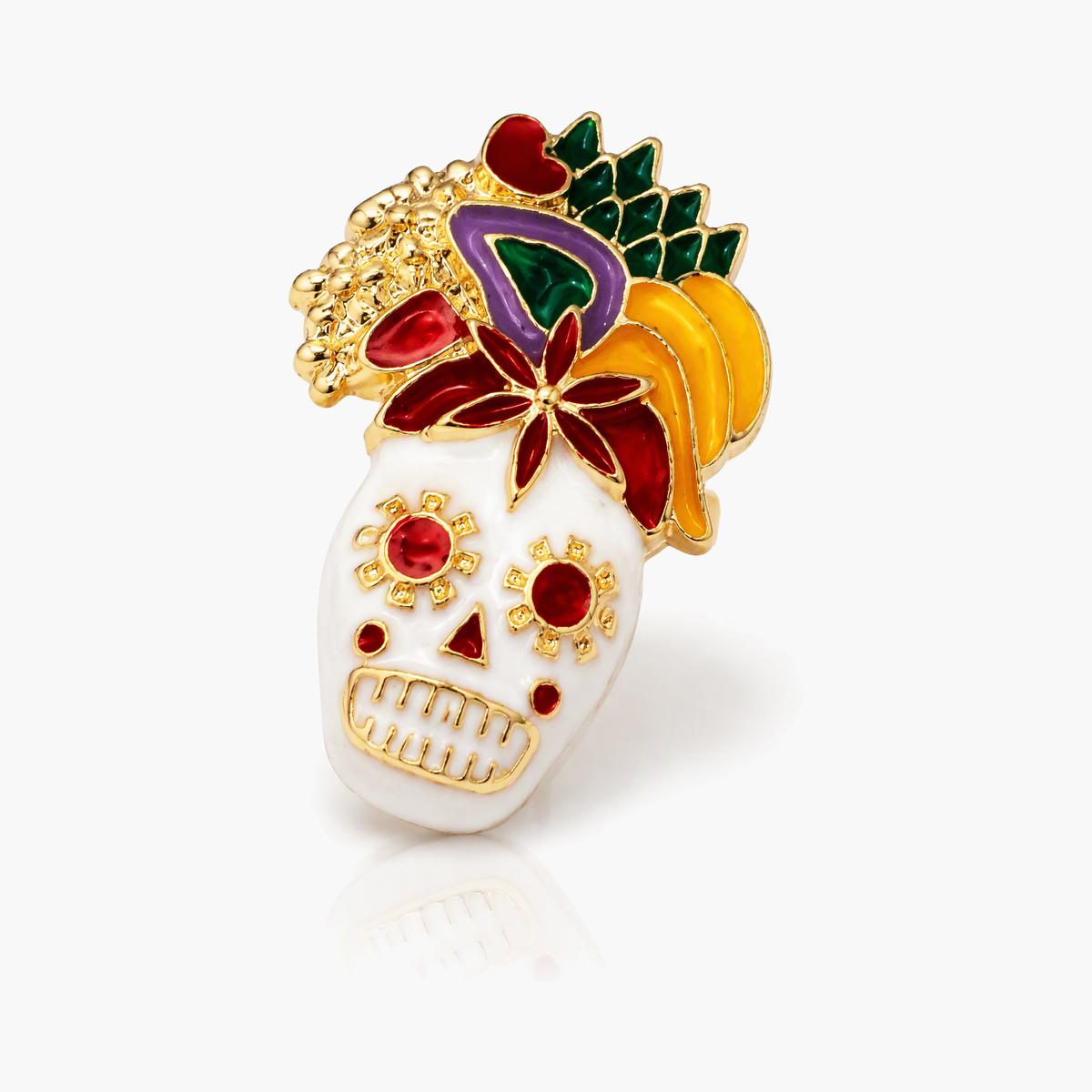 Cute Sugar Skull Stud Earrings