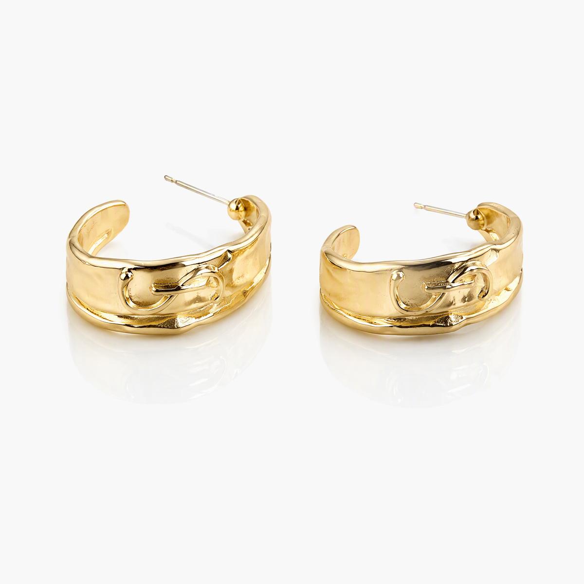 Love Knot Huggie Earrings
