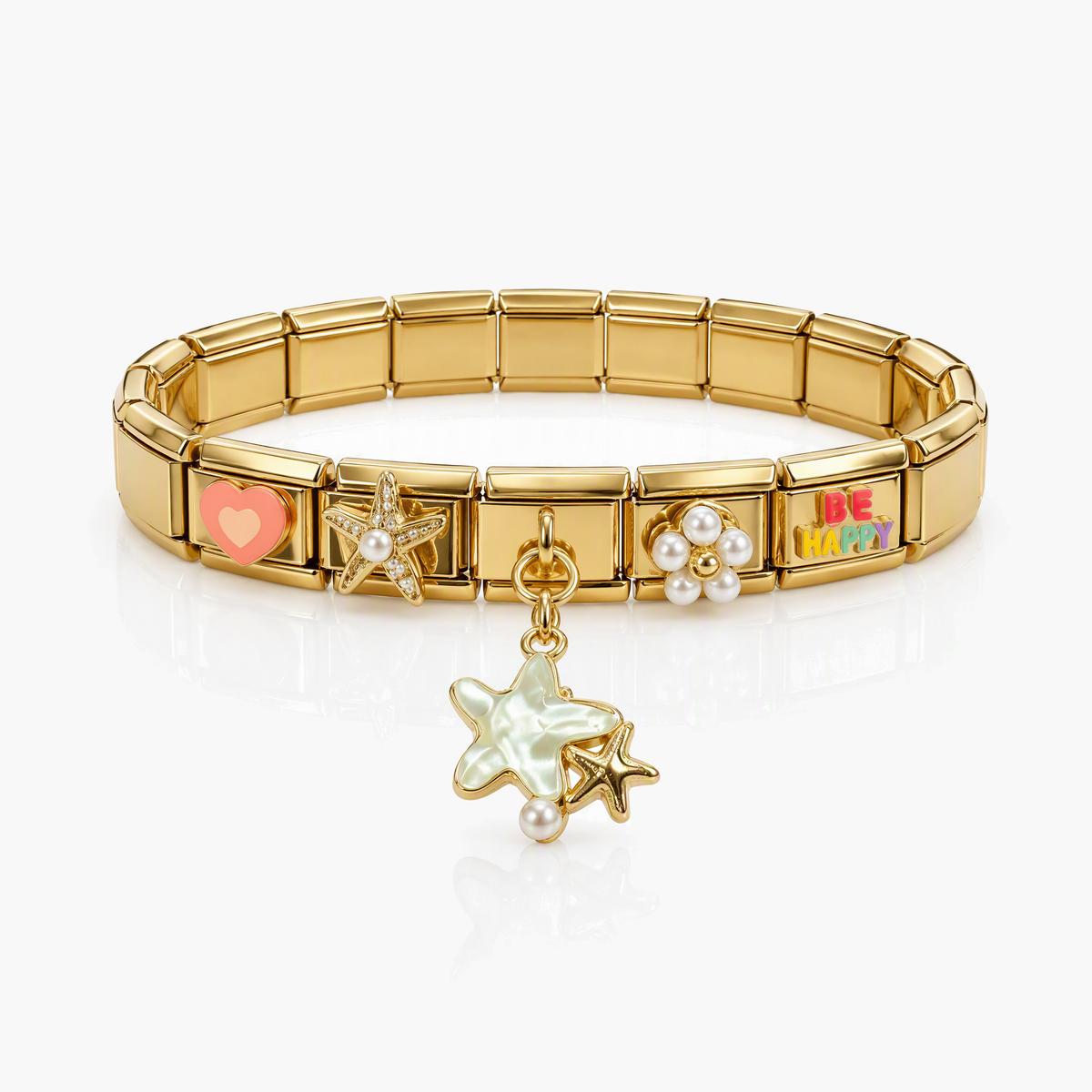 Cute Starfish Charm Bracelet