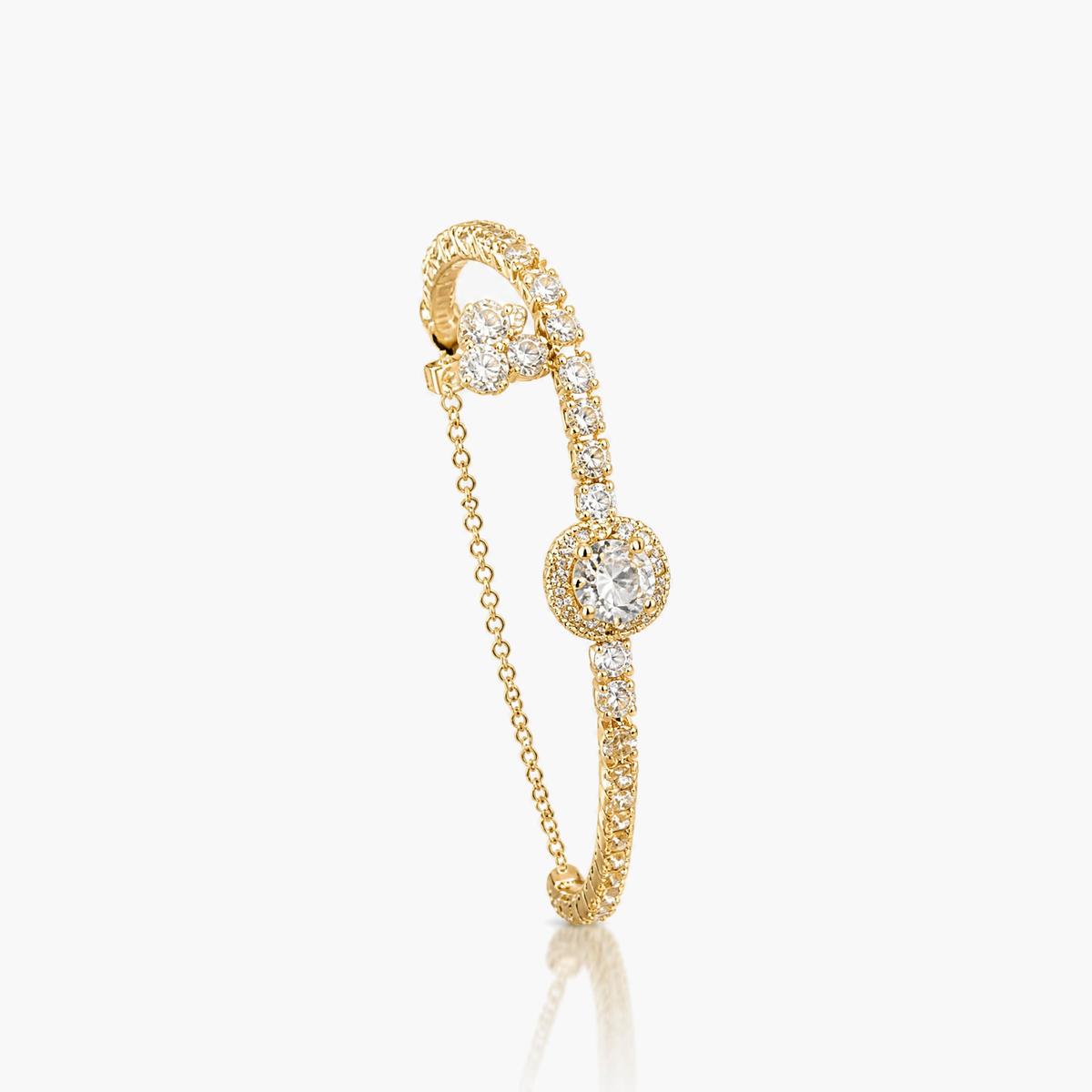 Elegant Flower Cluster Bracelet
